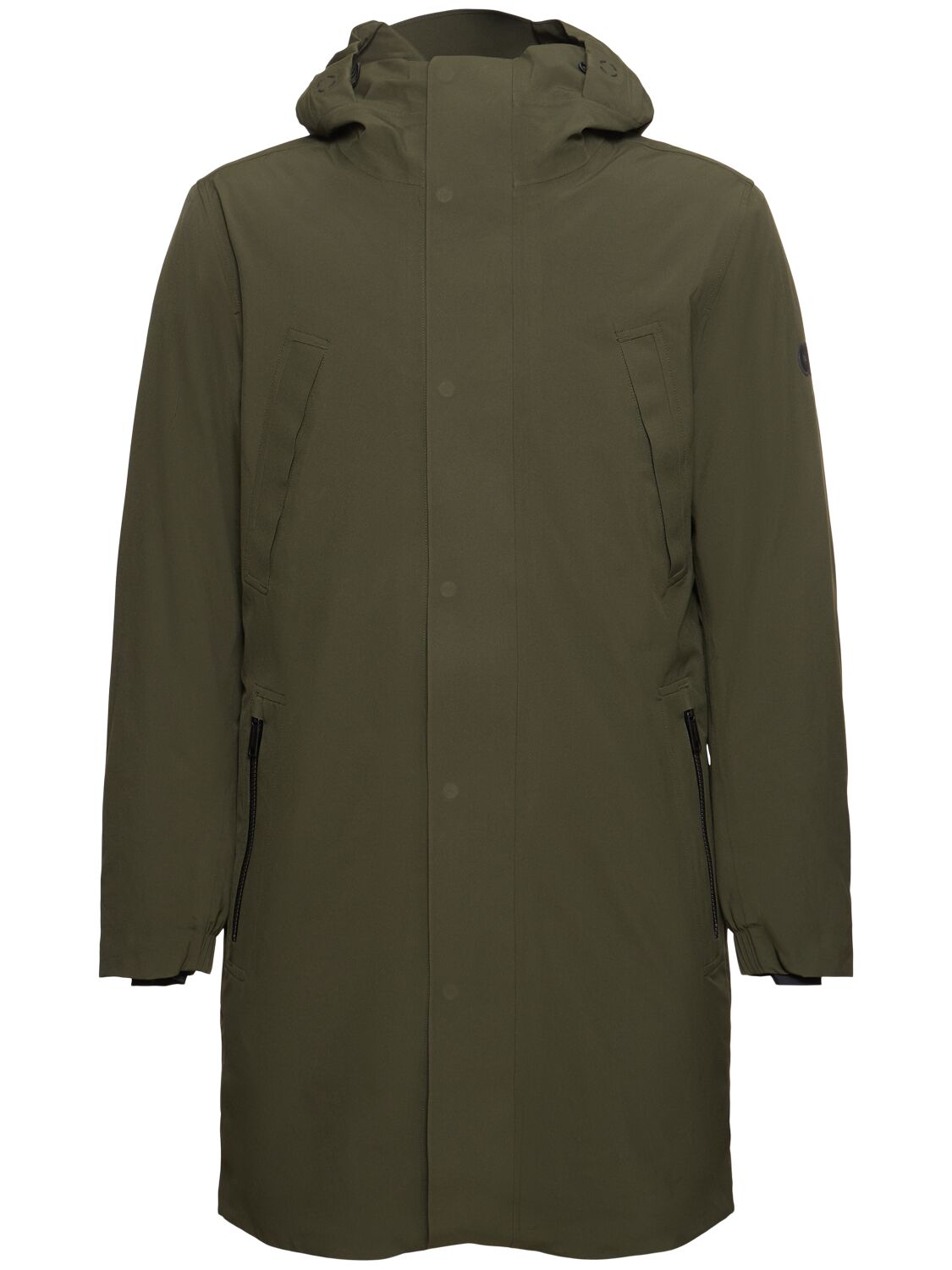 Alphatauri Packable Koov Coat In Dark Green