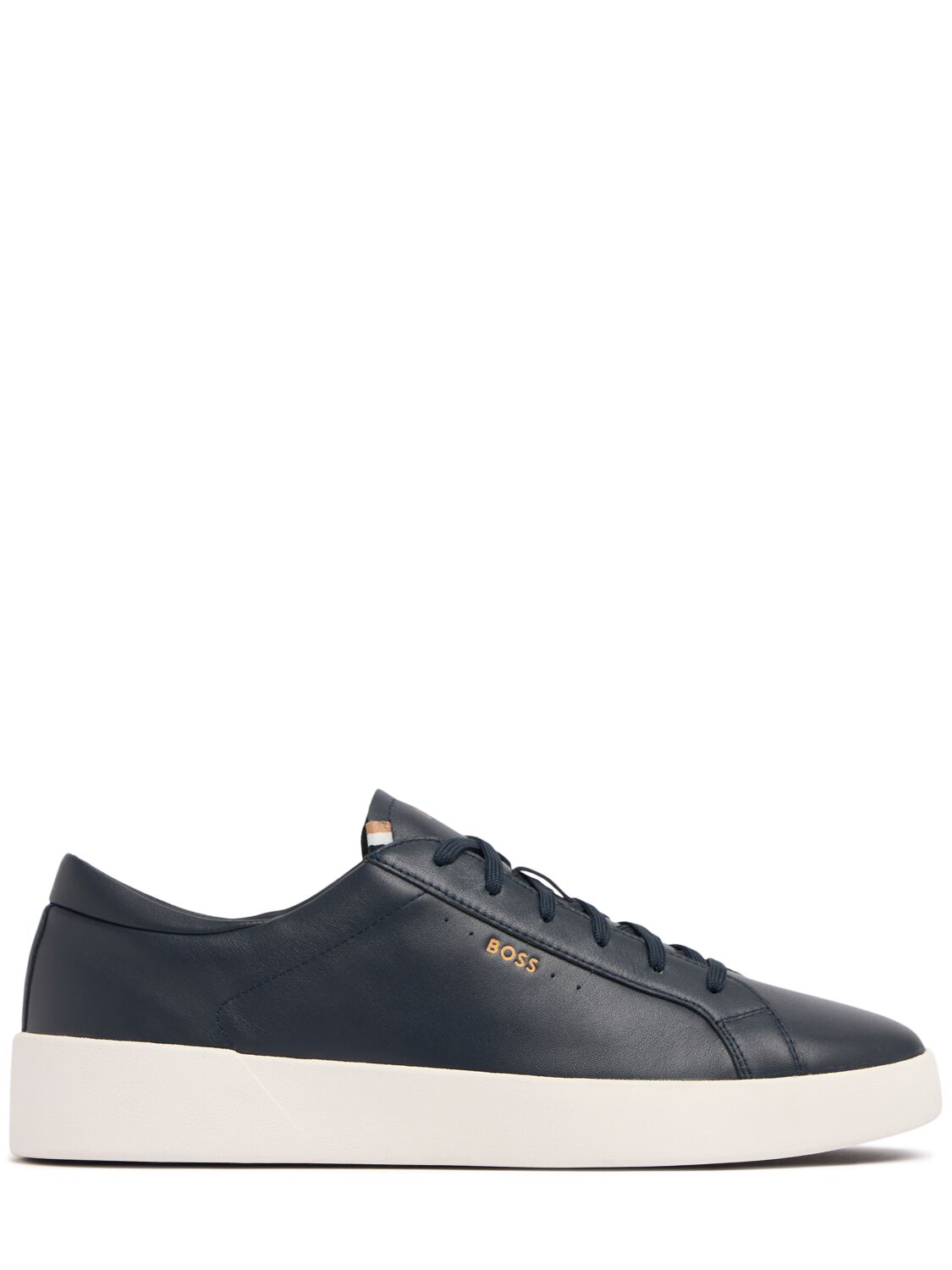 Hugo Boss Belware Low Top Sneakers In Dark Blue