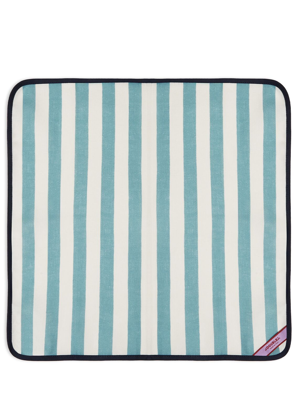 Shop La Doublej Set Of 2 Large Riviera Celeste Napkins In Blue