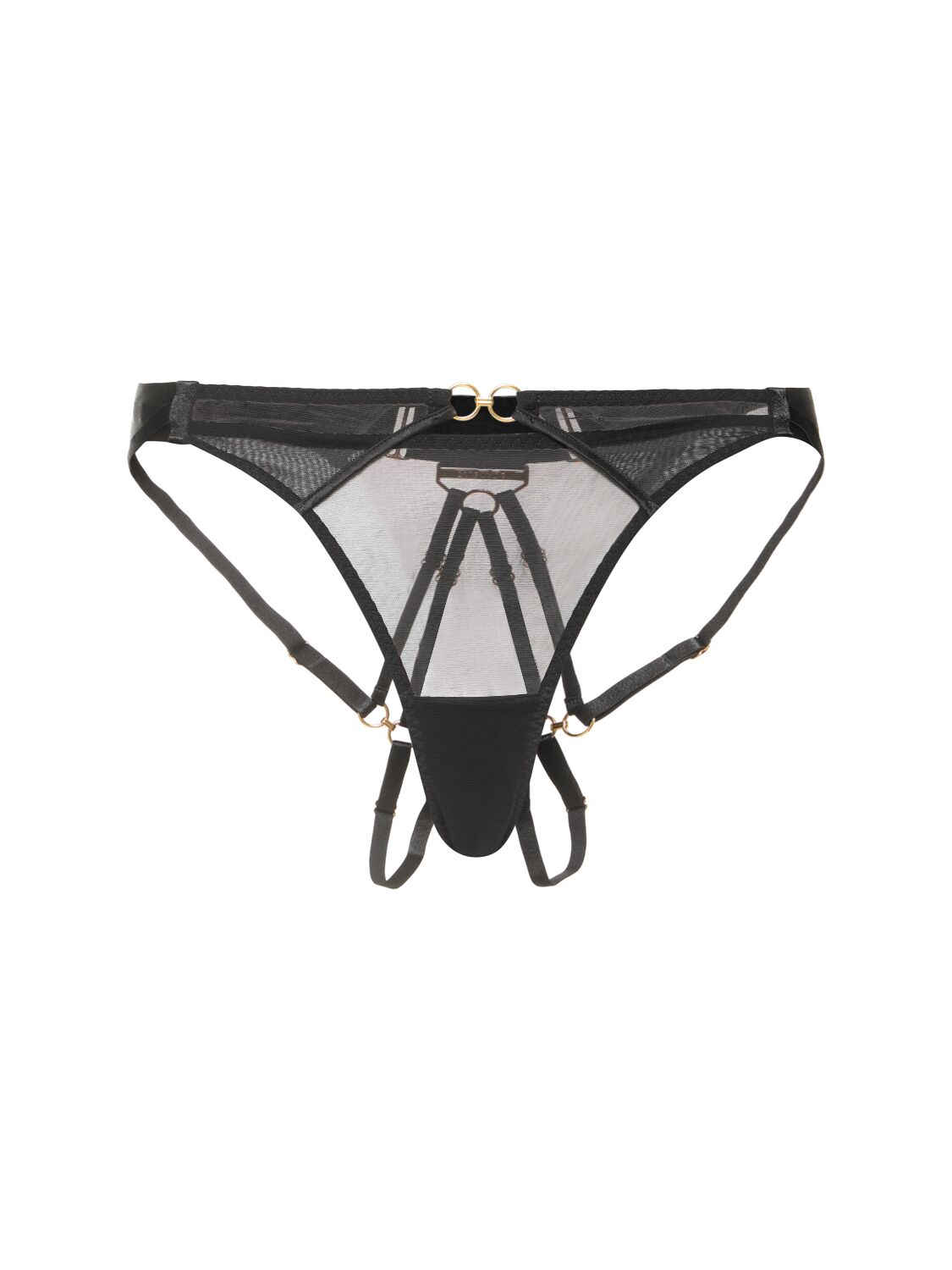 Bordelle Retta Open Back Briefs In Black