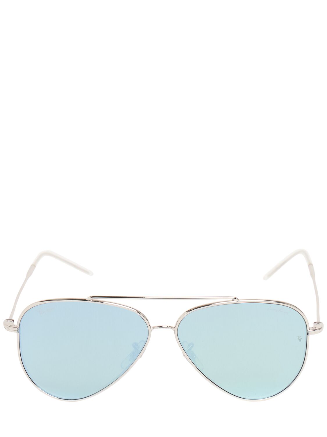 Ray Ban Lk Aviator Reverse Metal Sunglasses In Blue