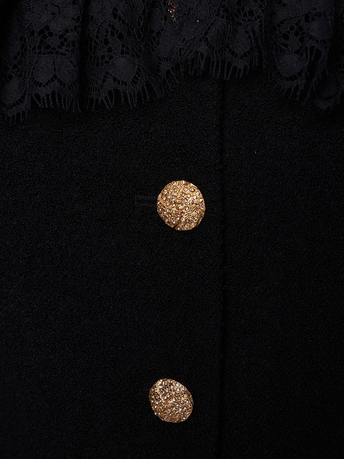 Shop Alessandra Rich Tweed Bouclé Off-the-shoulder Jacket In Black