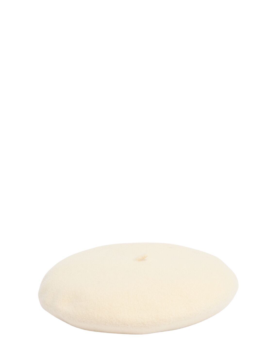 Shop Borsalino Felted Wool Beret In White