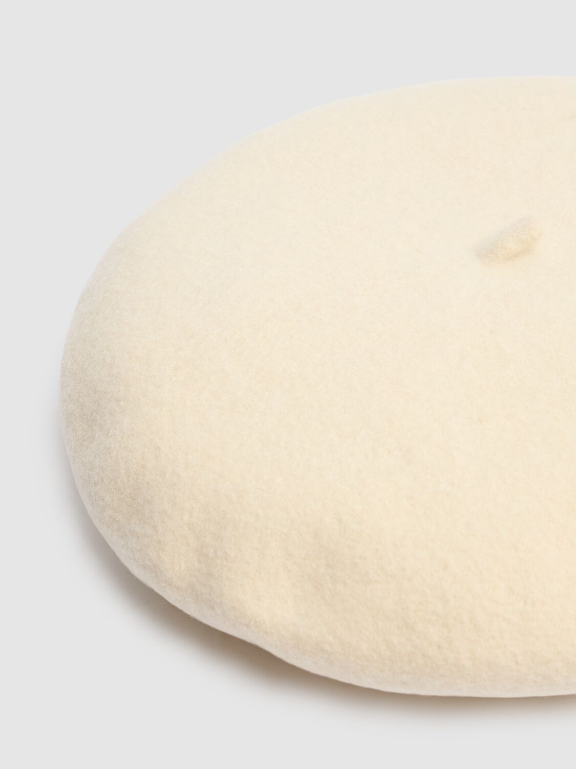 Shop Borsalino Felted Wool Beret In White