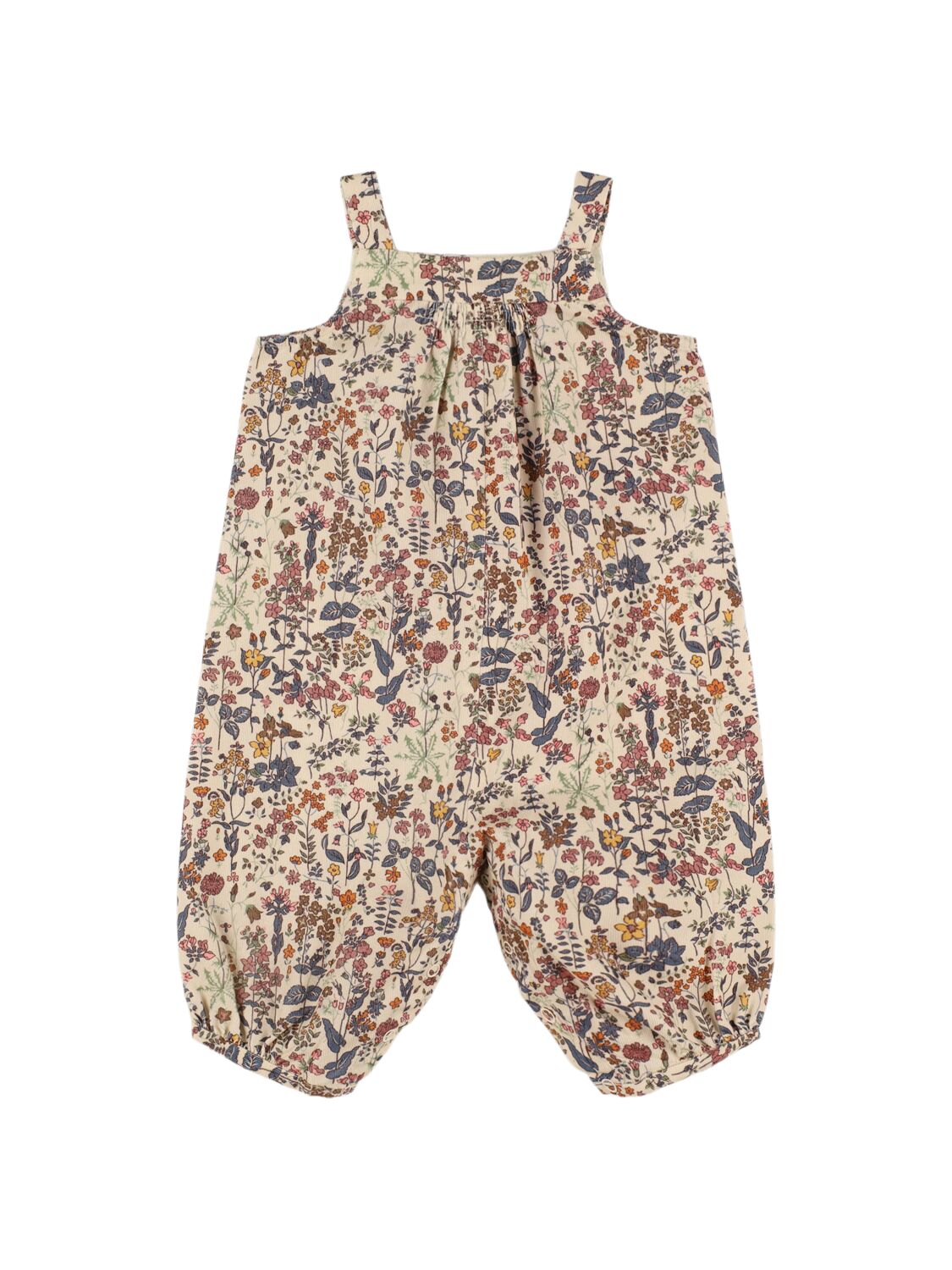 Bonpoint Printed Cotton Poplin Jumpsuit In Multicolor