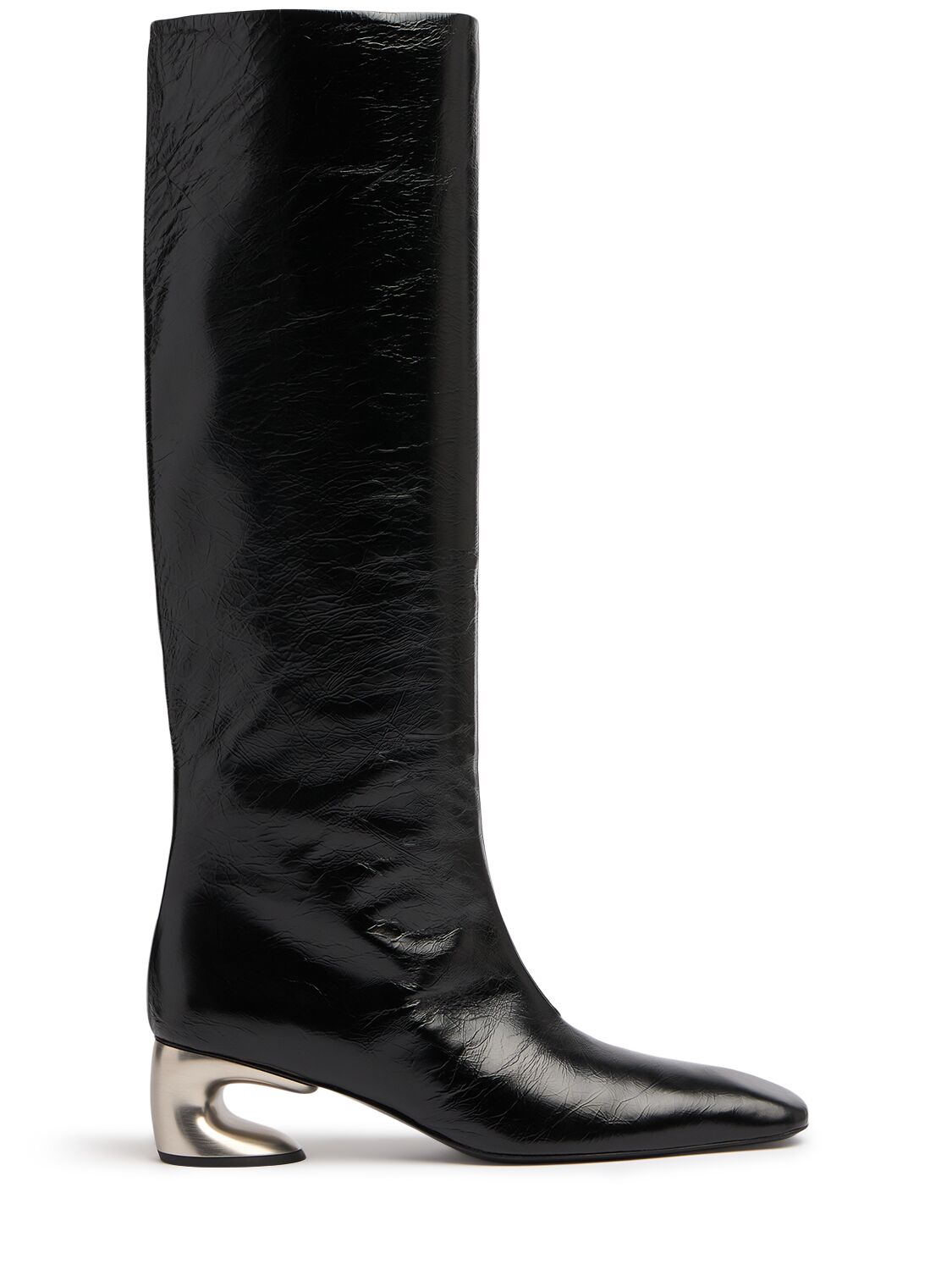 50mm Leather Tall Boots