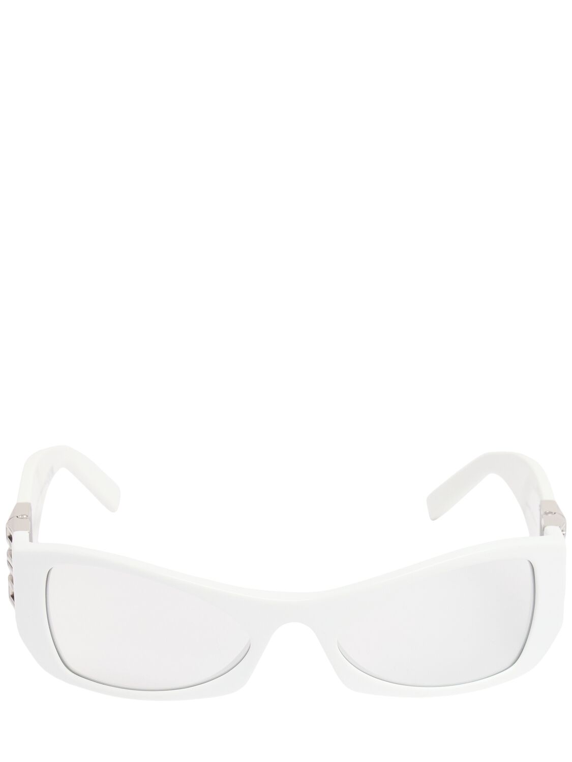 Givenchy 4g Squared Sunglasses In White