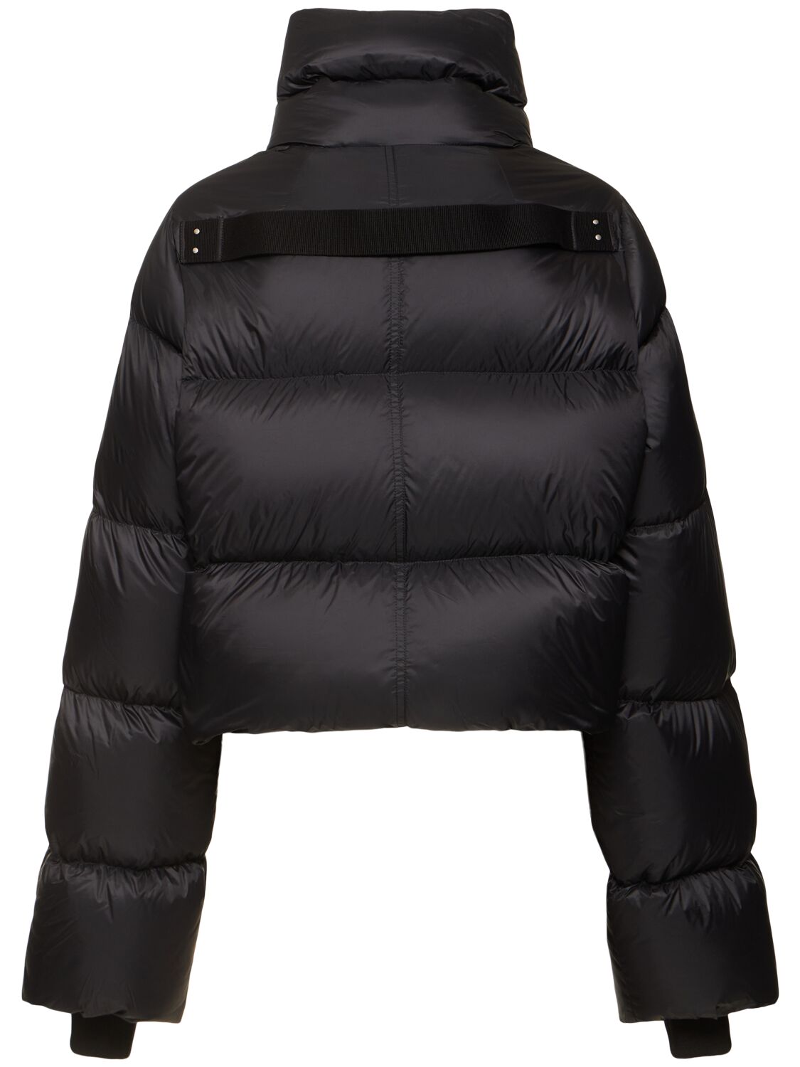 Shop Rick Owens Turtle Nylon Down Jacket In Black