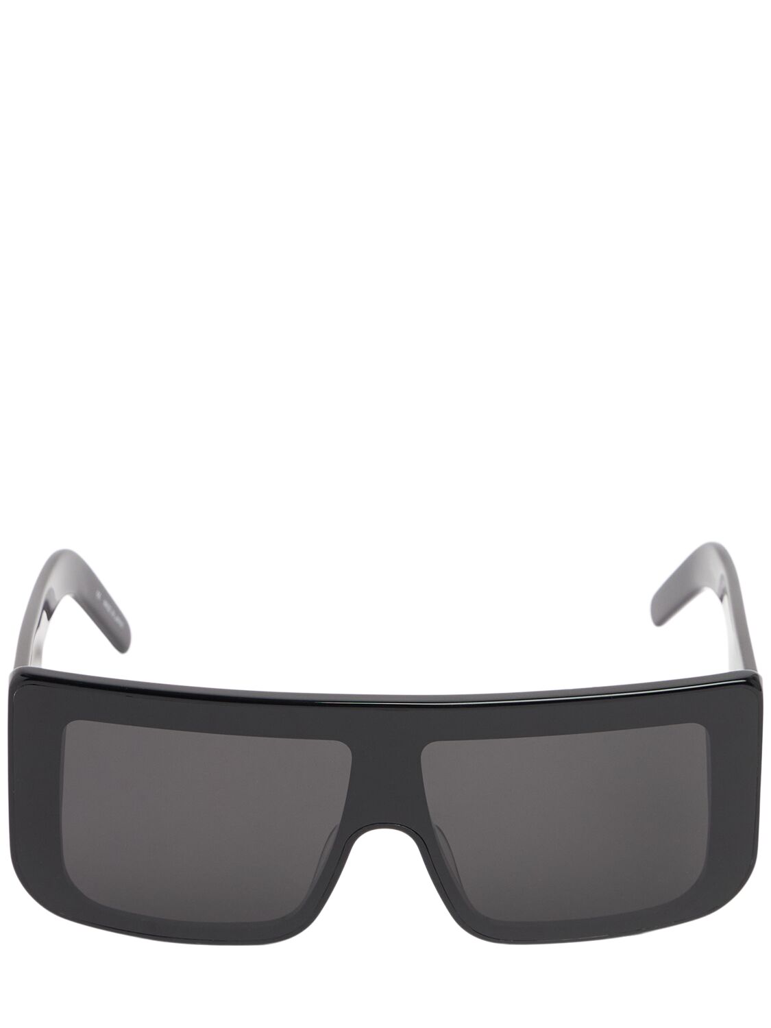 Rick Owens Documenta Sunglasses In Blk Temple