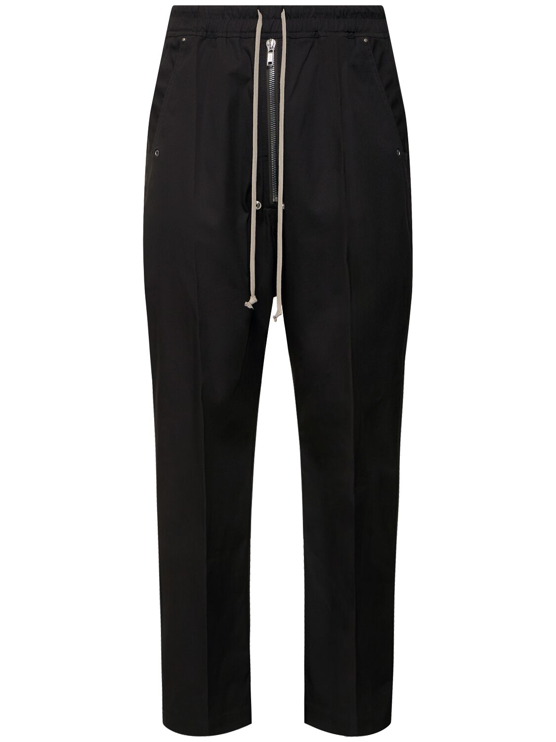 Shop Rick Owens Bela Drawstring Pants In Dark Dust