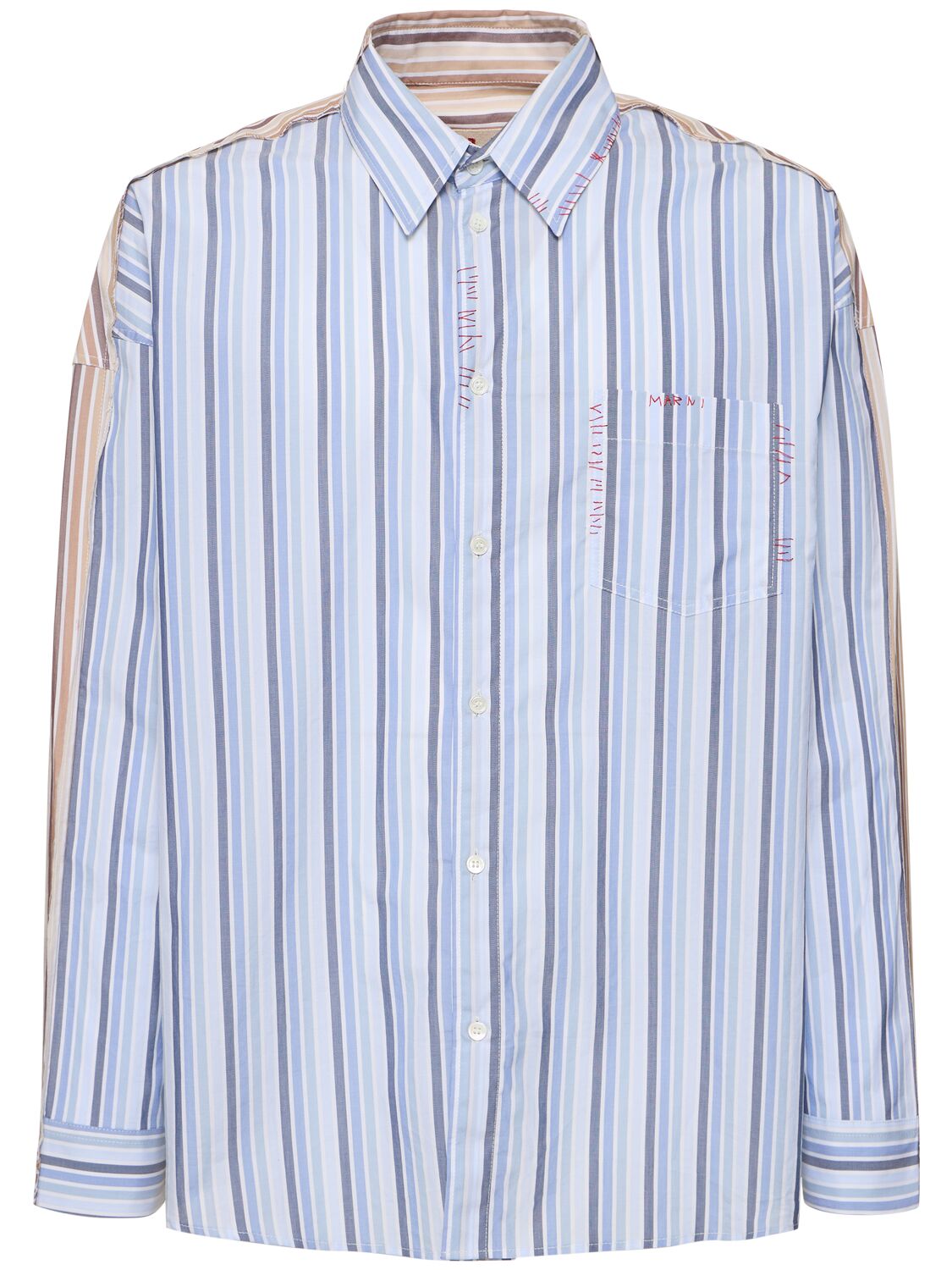 Striped Organic Cotton Poplin Shirt