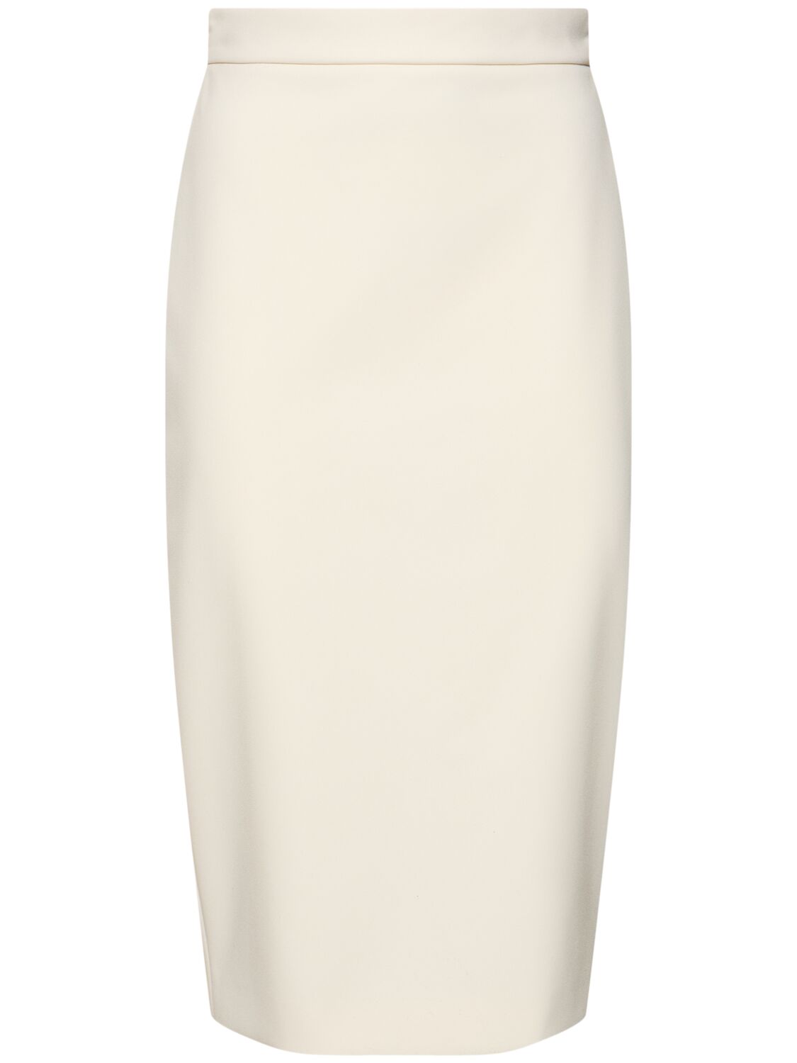 Max Mara Lubiana Sable Midi Skirt In Ivory