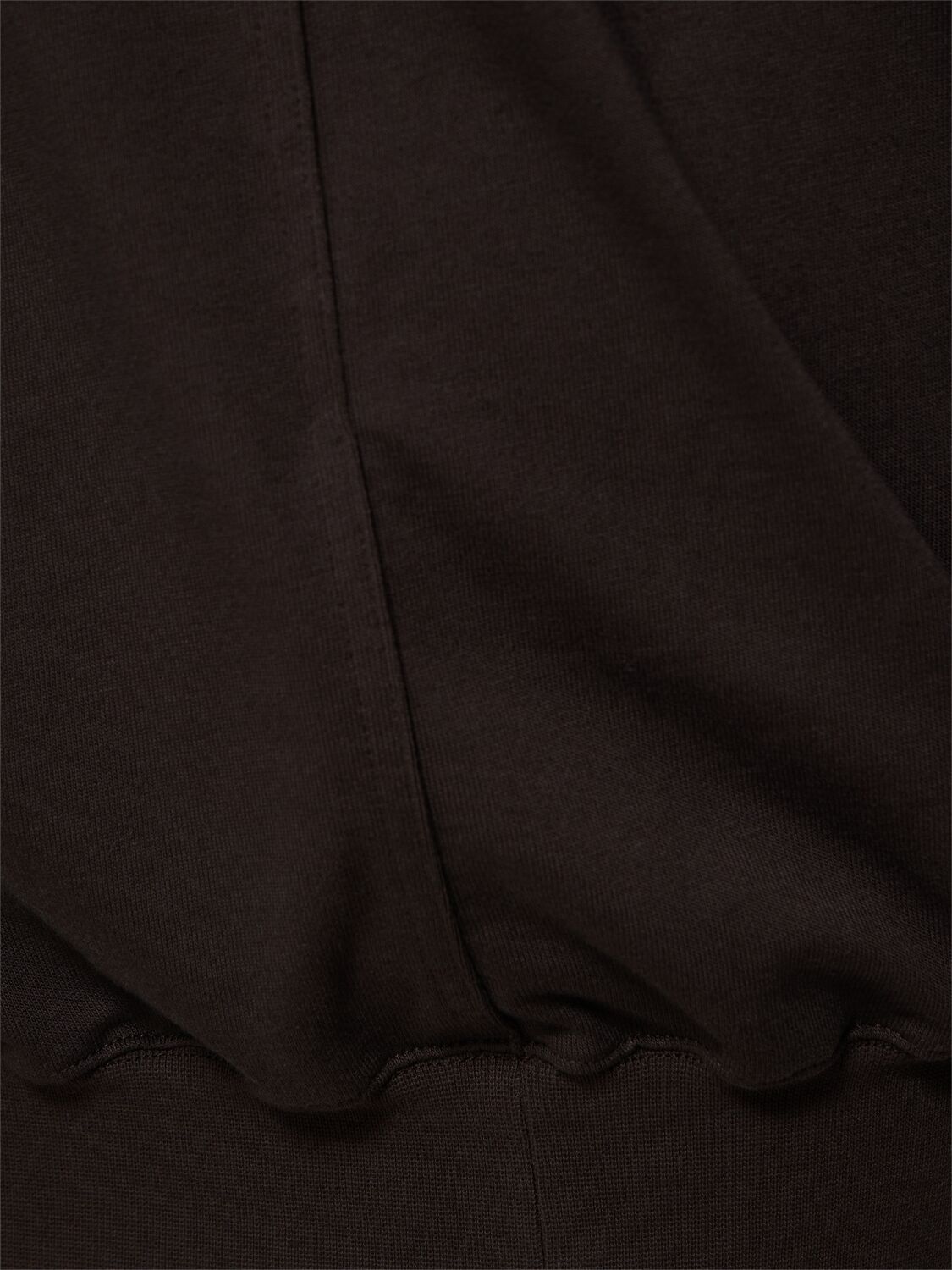 Shop Rick Owens Hoodie Cotton Jersey Sweatshirt In Dust