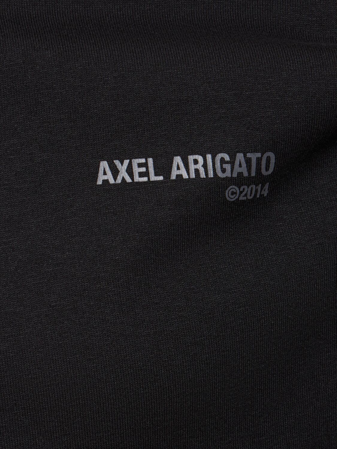 Shop Axel Arigato Legacy Cotton T-shirt In Black