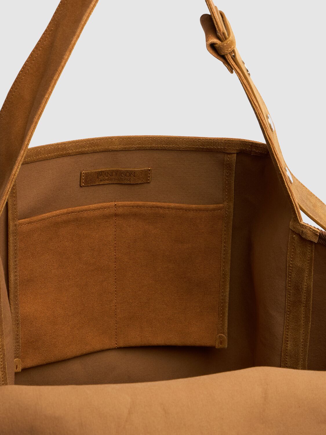 Shop Jw Anderson Maxi Tote In Caramel