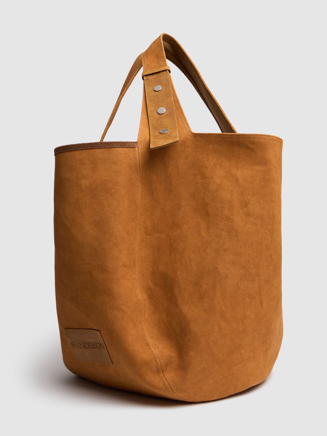 Shop Jw Anderson Maxi Tote In Caramel