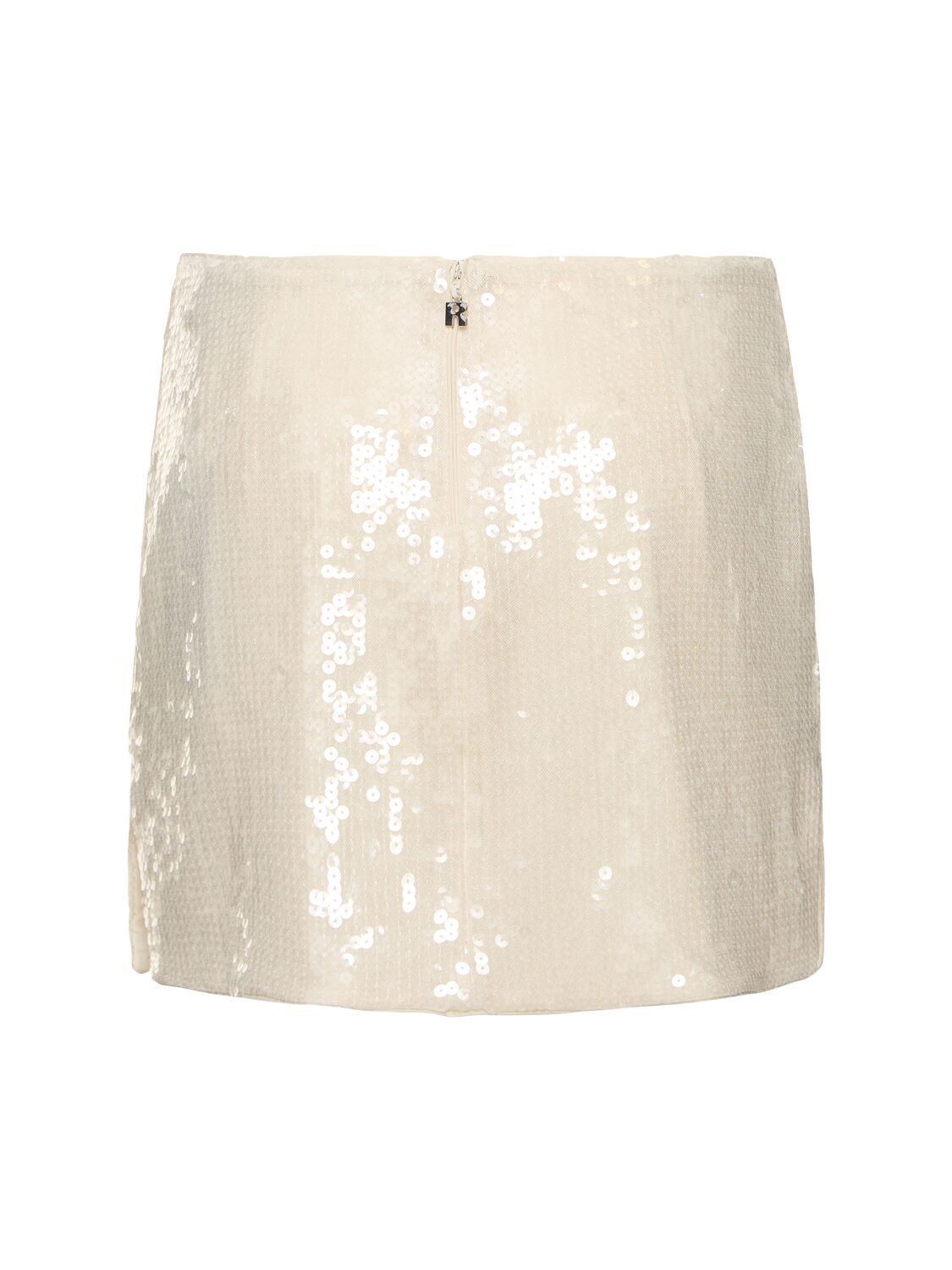 Shop Rotate Birger Christensen Embellished Mini Skirt In White