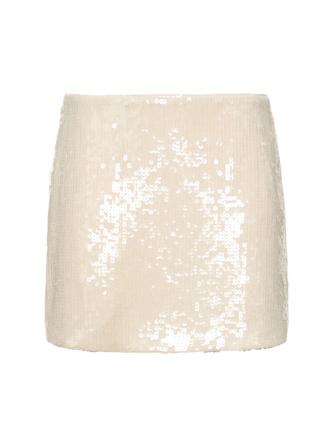 Shop Rotate Birger Christensen Embellished Mini Skirt In White