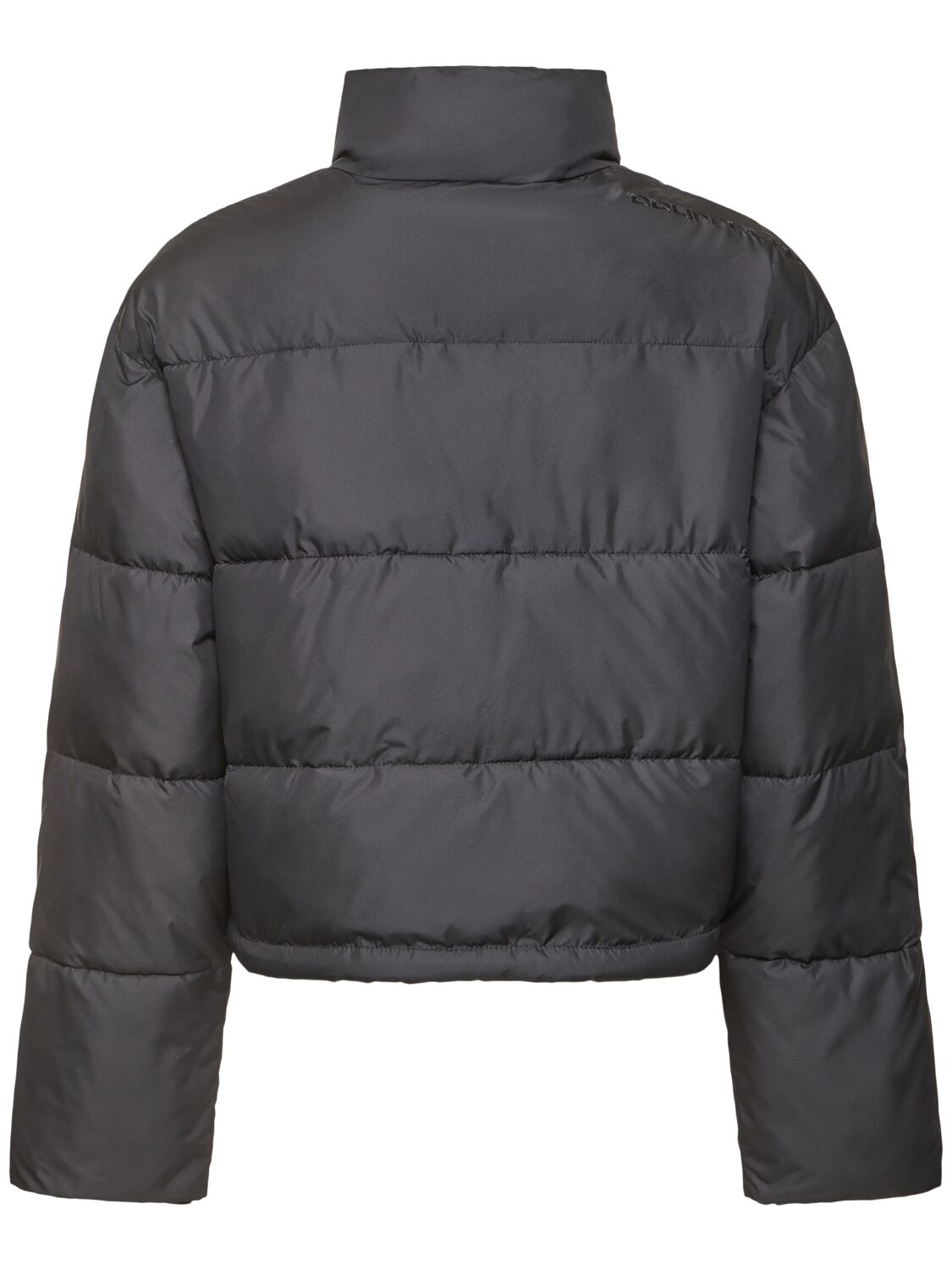 Shop Courrèges Ac Nylon Puffer Jacket In Black