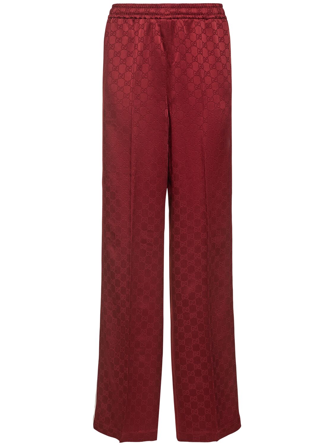 Gucci Viscose Blend Pants In Red