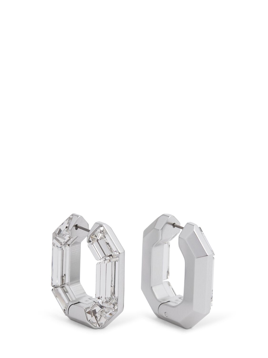 Swarovski Mini Lucent Crystal Hoop Earrings