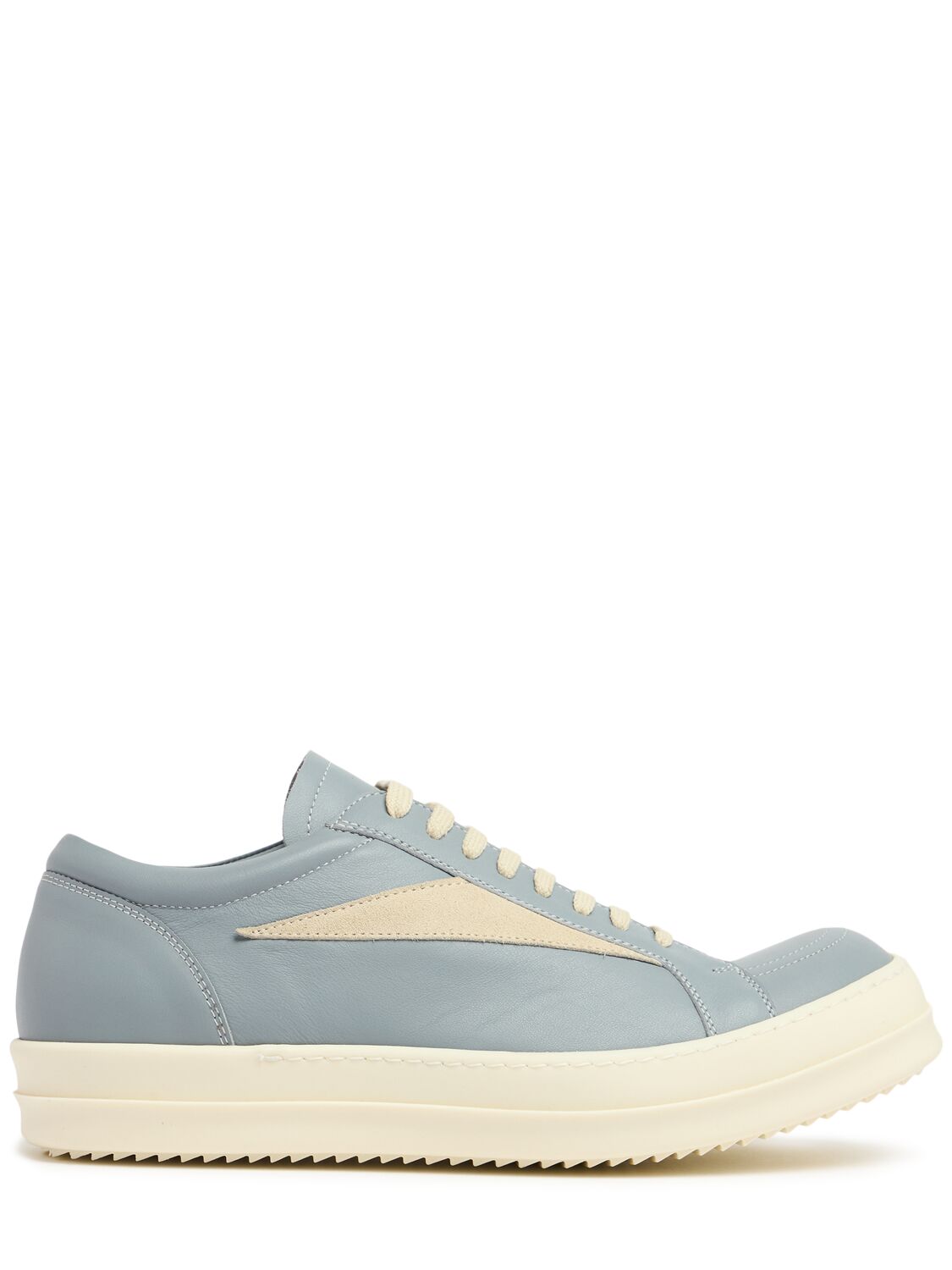 Rick Owens Porterville Low Top Sneaker In Blue/milk