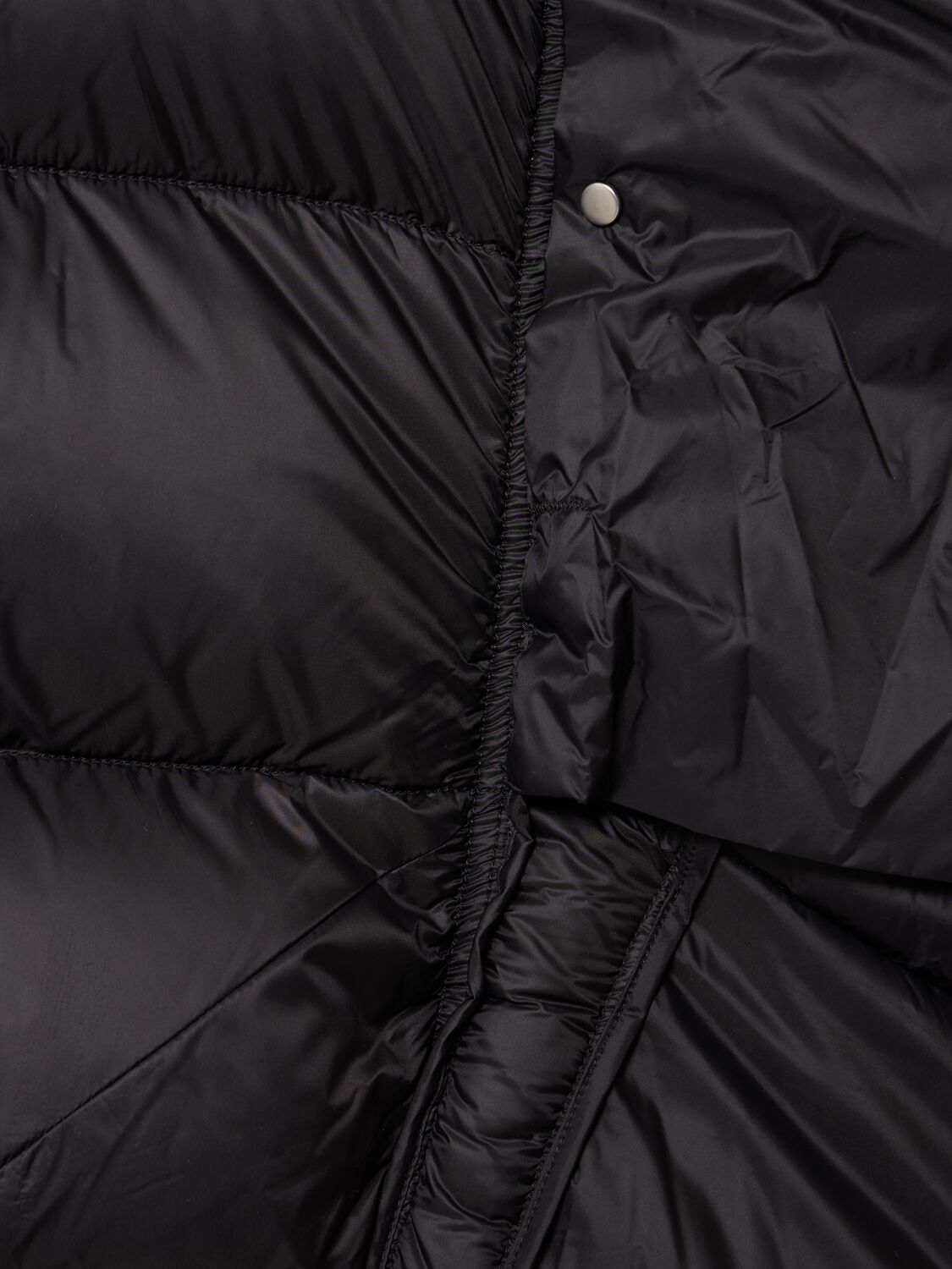 Shop Rick Owens Naska Nylon Down Jacket In Black