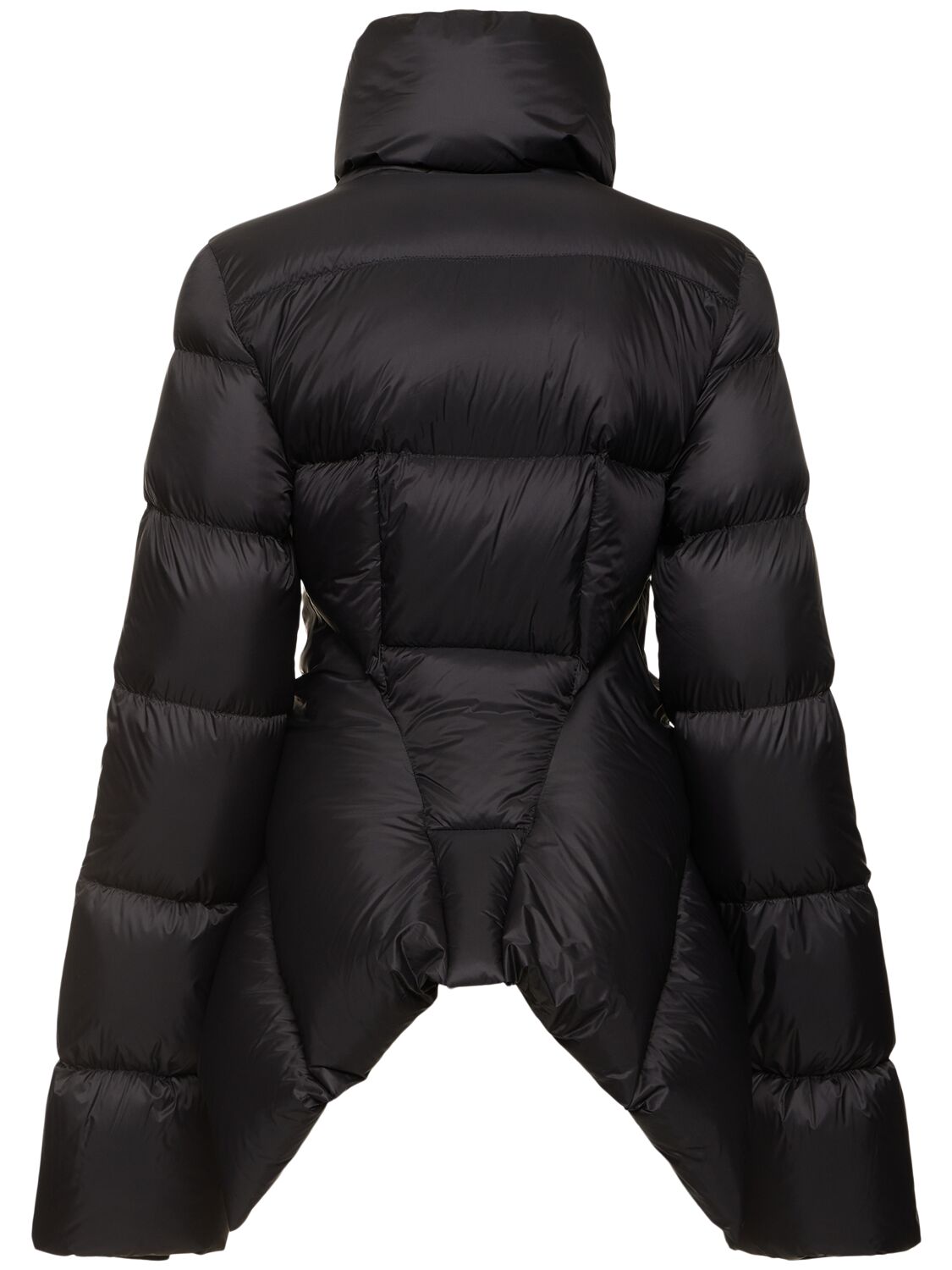 Shop Rick Owens Naska Nylon Down Jacket In Black