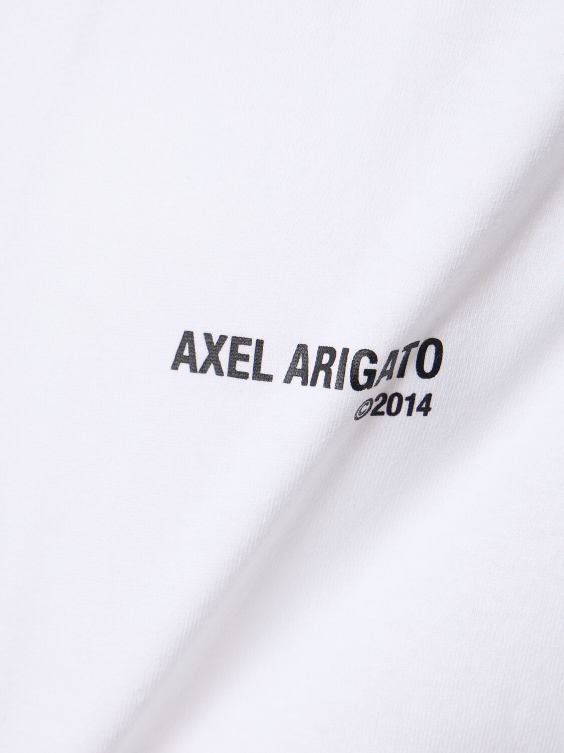 Shop Axel Arigato Legacy Cotton T-shirt In White