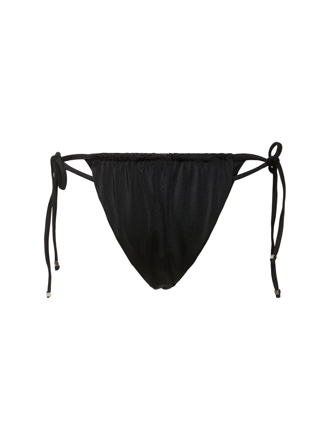 Shop Baobab Kaia Ruched High Cut Bikini Bottom In Black