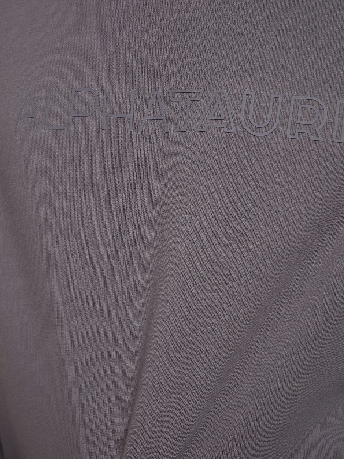 Shop Alphatauri Serua Crewneck Sweatshirt In Grey