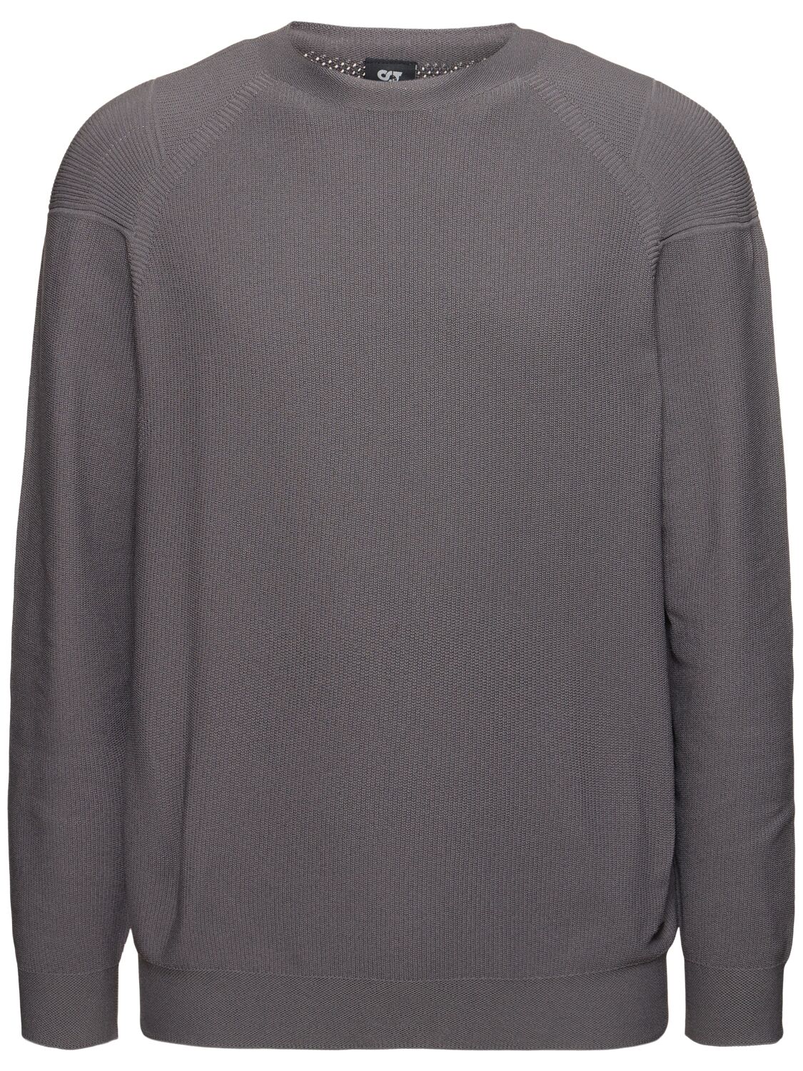 Alphatauri Fosop Crewneck Knit Sweater In Grey