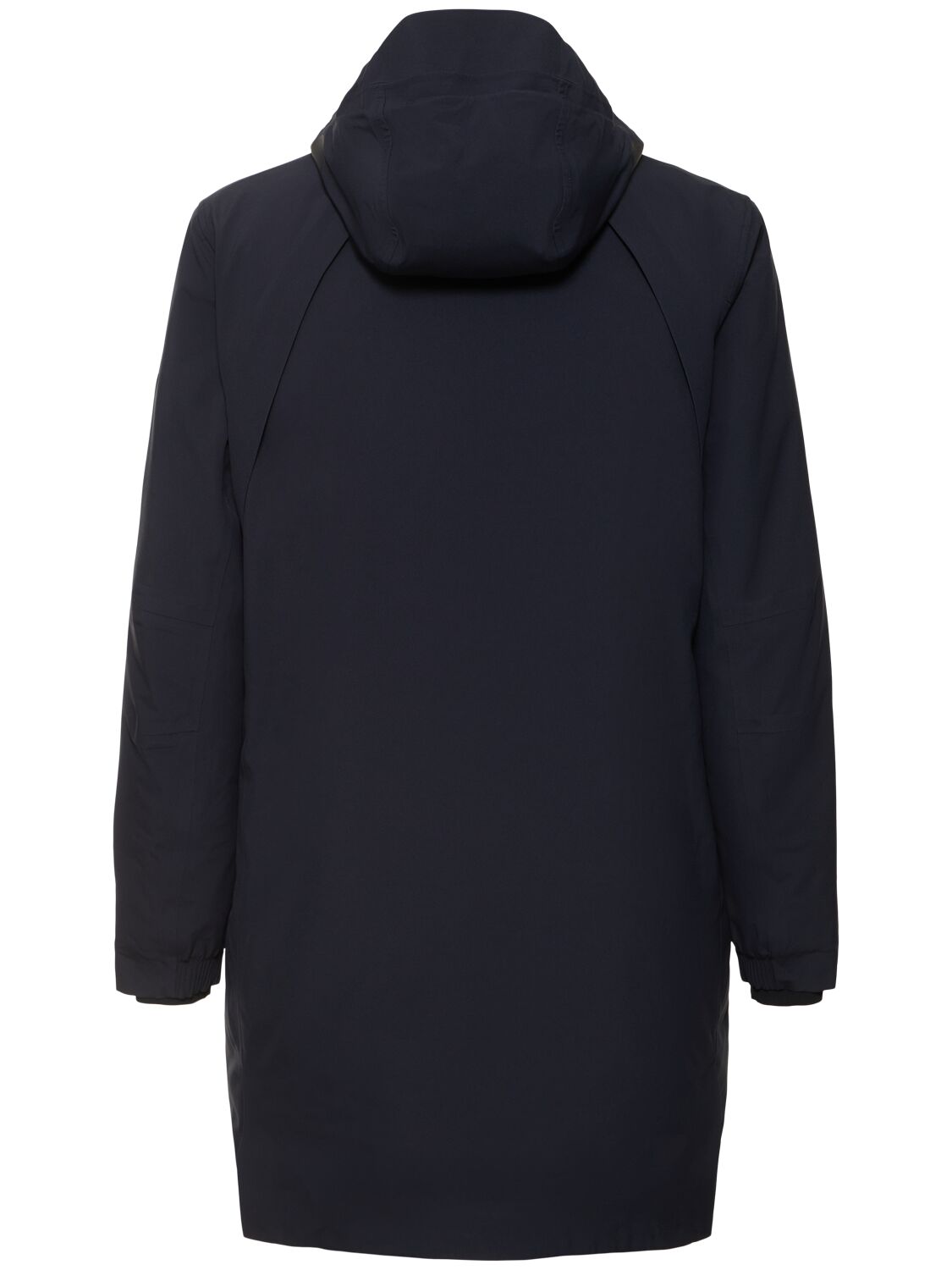 Shop Alphatauri Packable Koov Coat In Navy