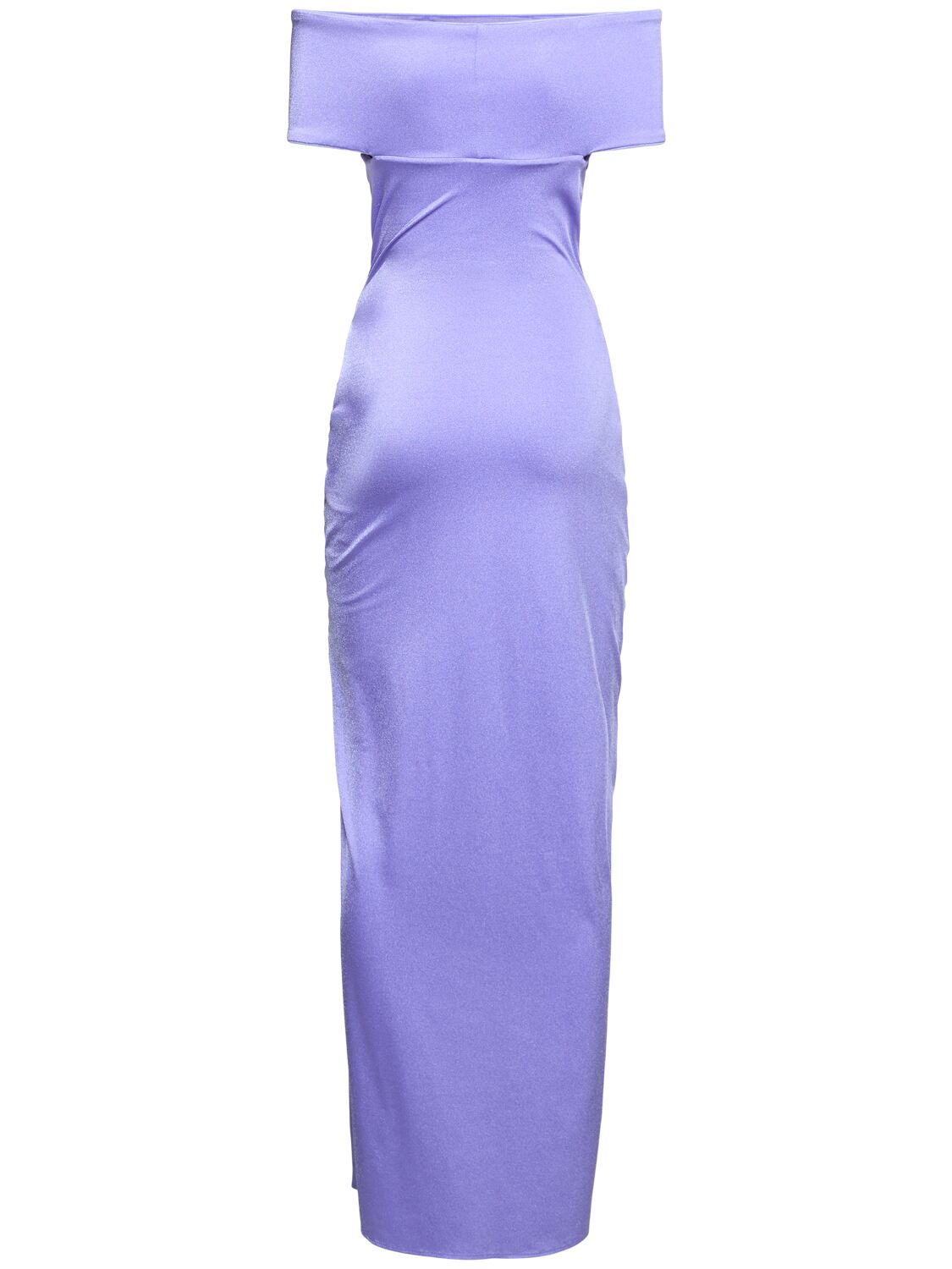 Shop Baobab Rene Off-the-shoulder Maxi Dress In Purple