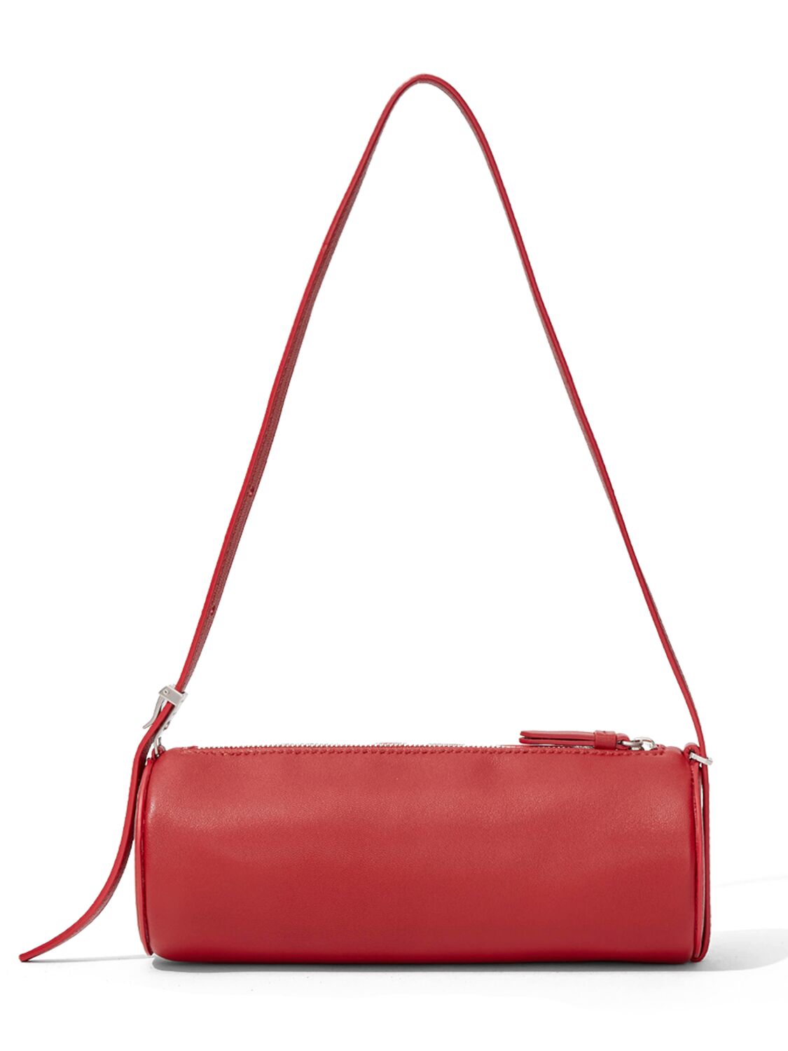 Shop Proenza Schouler Silo Leather Shoulder Bag In Rosewood