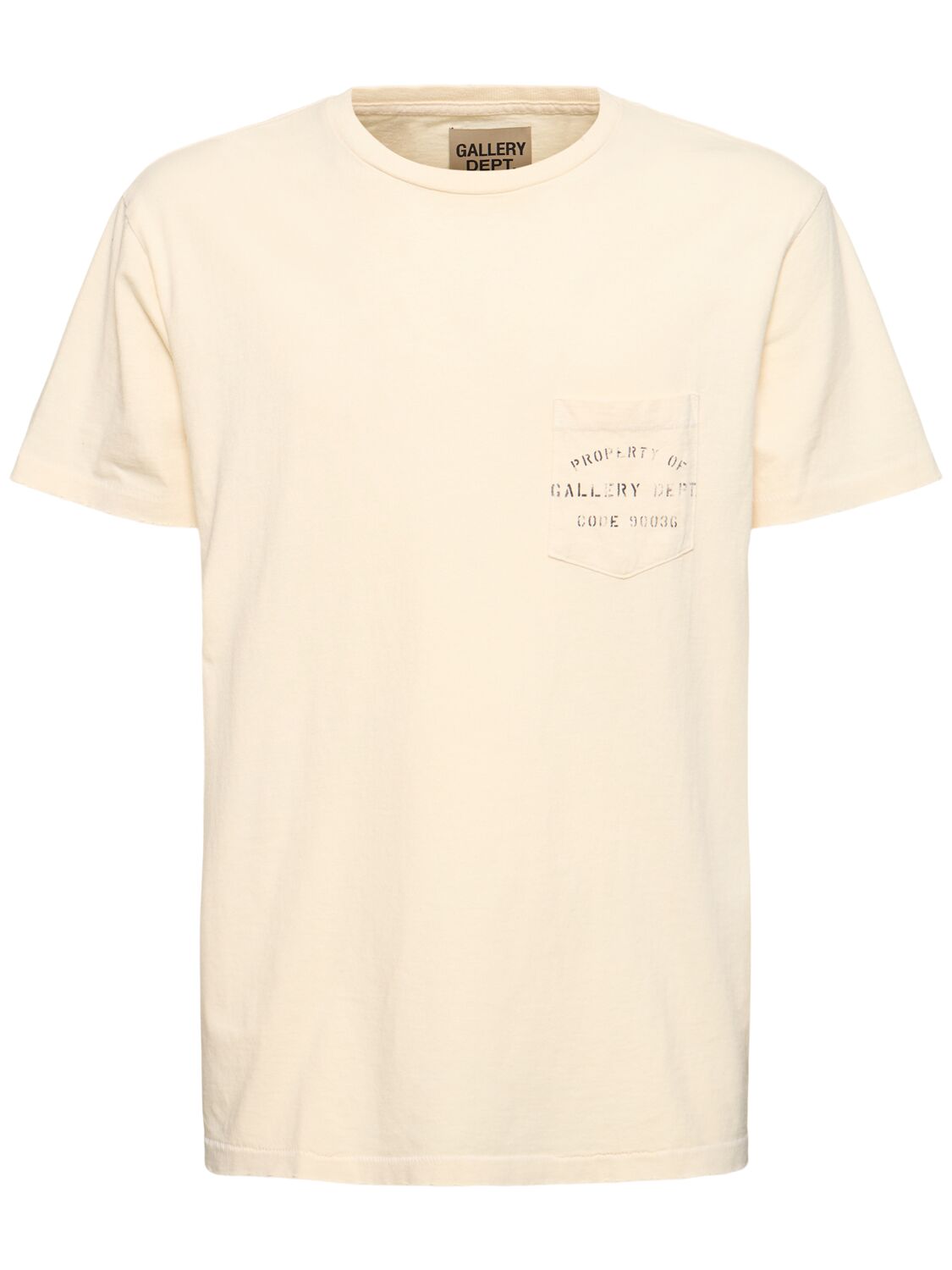Property Of Stencil Cotton T-shirt