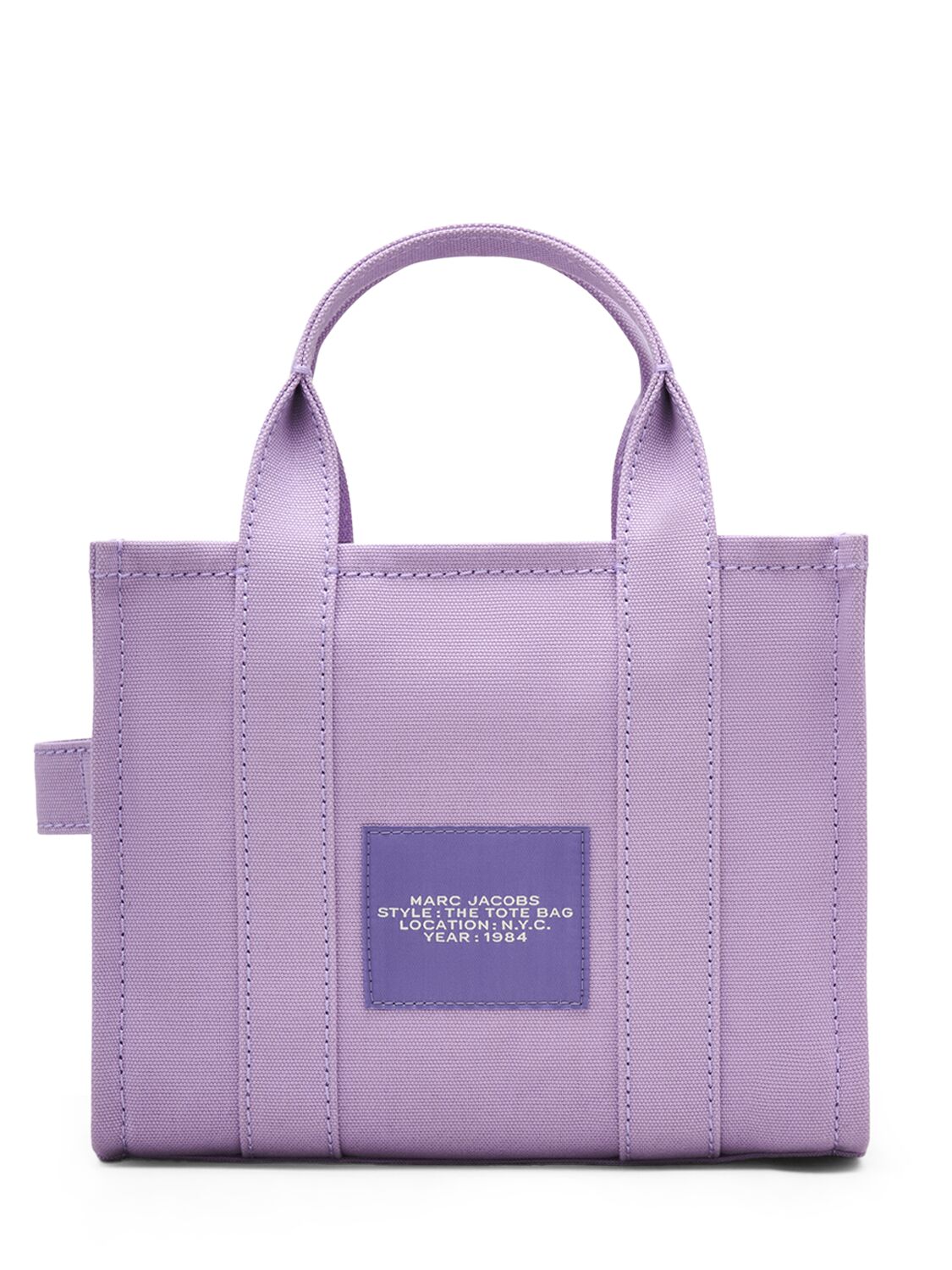 Shop Marc Jacobs The Small Tote Canvas Bag In Wisteria