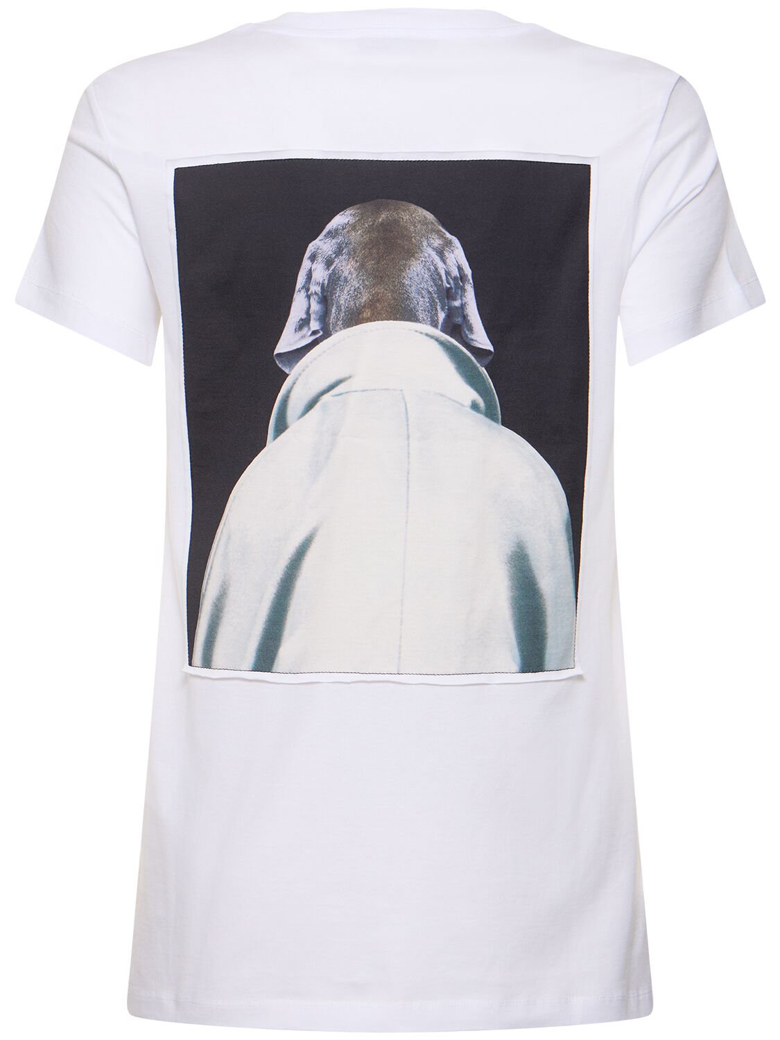 Shop Max Mara Cipria Printed Jersey T-shirt In White