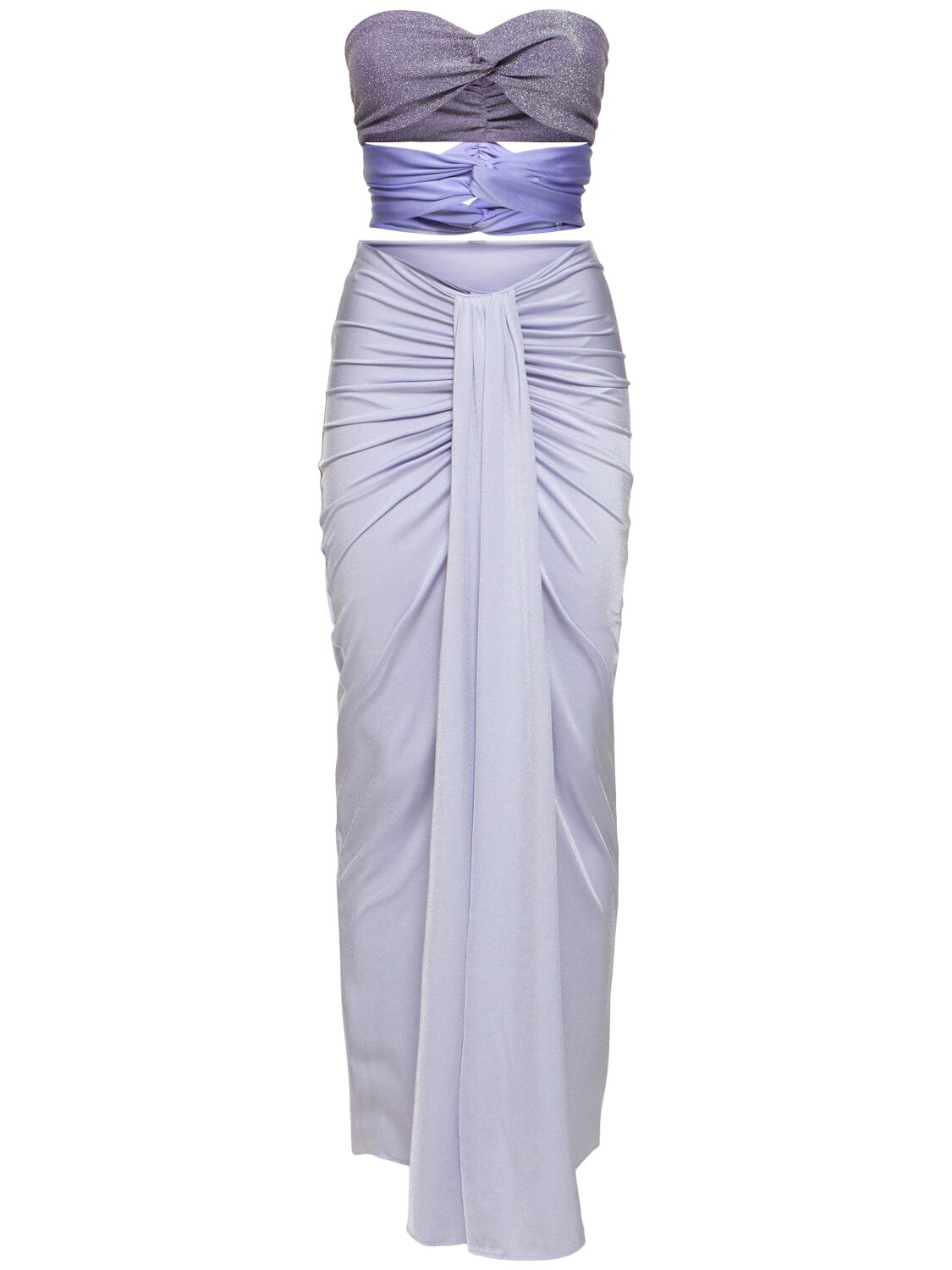 Giselle Strapless Long Dress W/ Cutouts