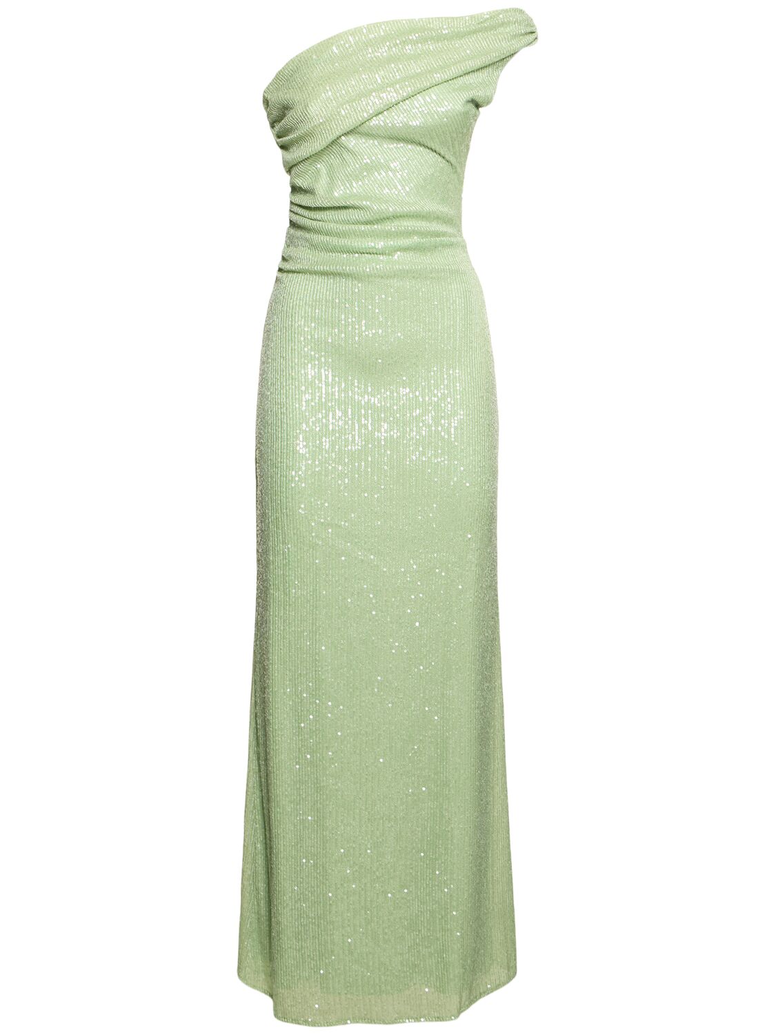 Primrose Sequined Draped Maxi Dress