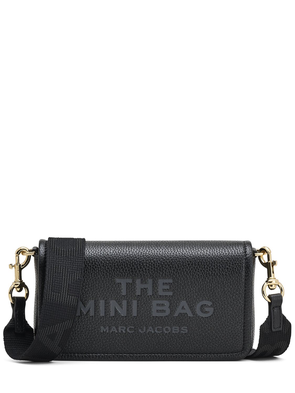 Marc Jacobs The Mini Leather Shoulder Bag In Black