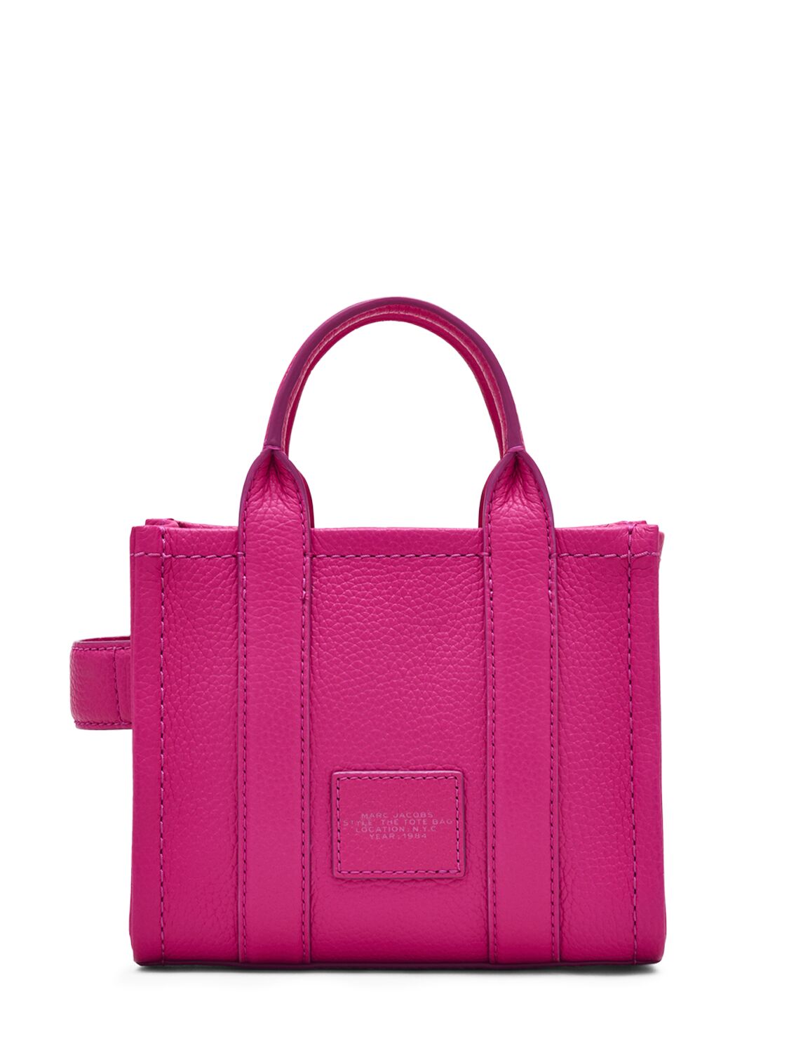 Shop Marc Jacobs The Crossbody Leather Tote Bag In Hot Pink