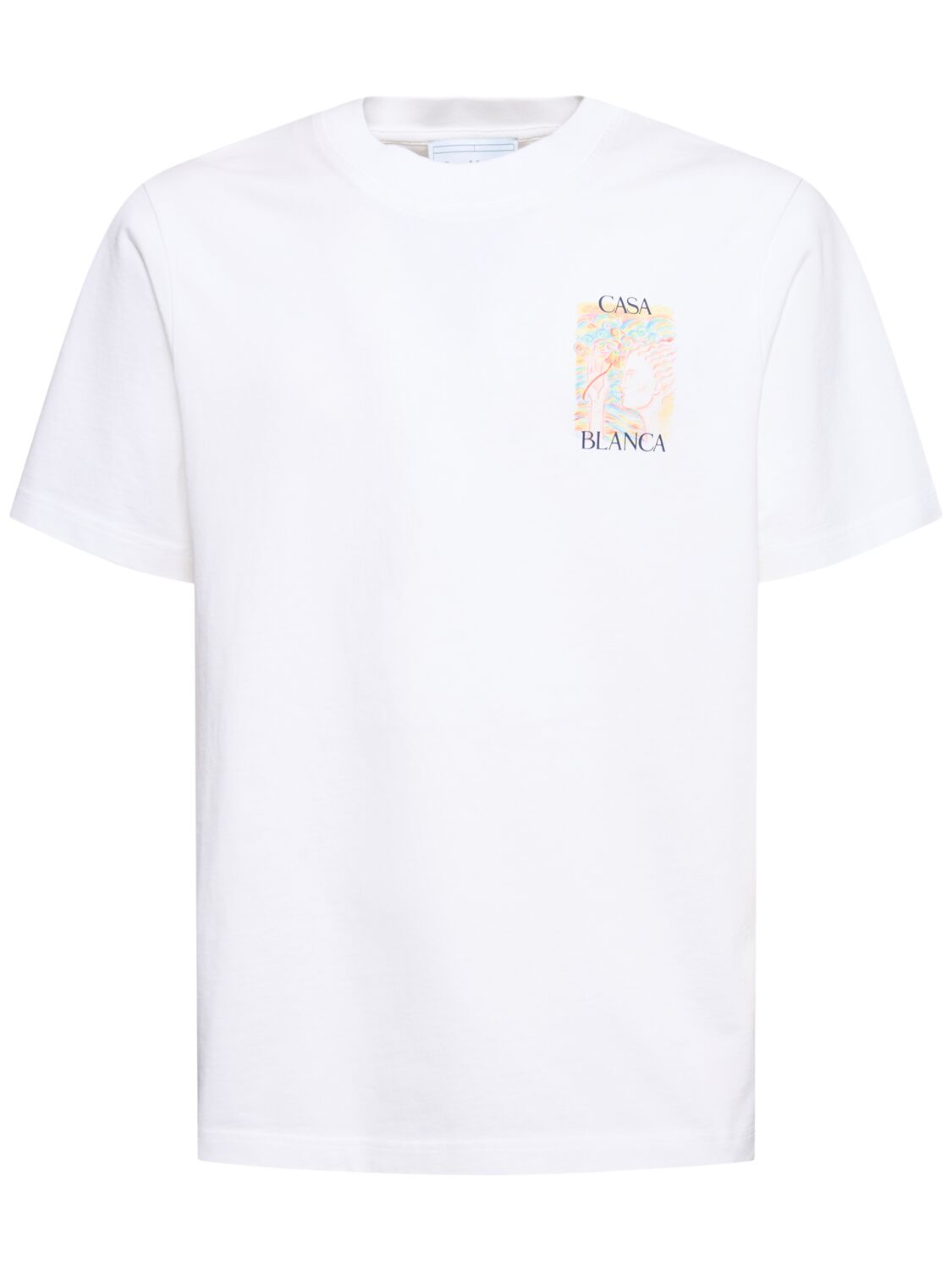 CASABLANCA MUSHROOM GODDESS PRINTED T-SHIRT