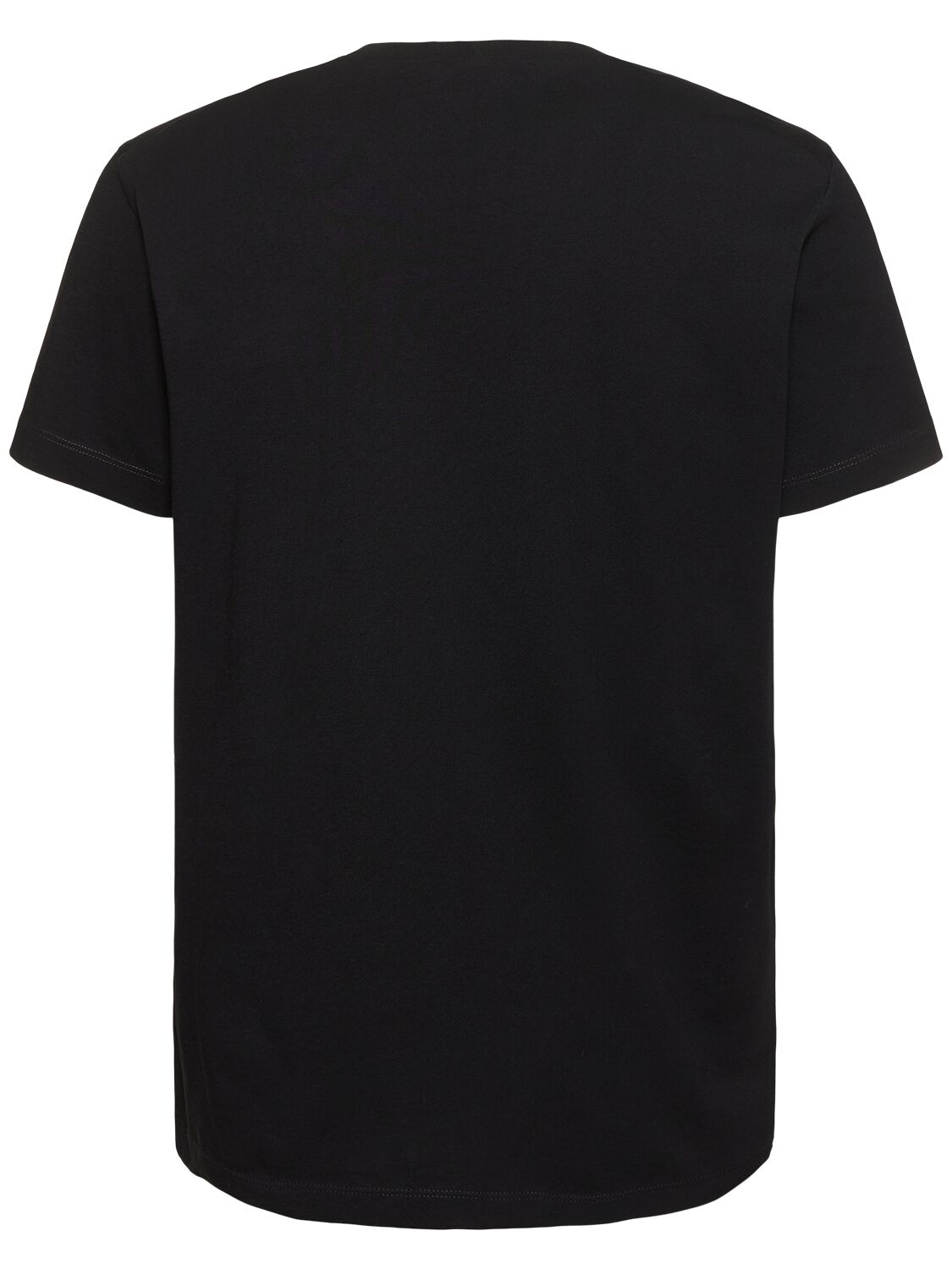 Shop Dsquared2 Cotton Jersey Logo T-shirt In Black