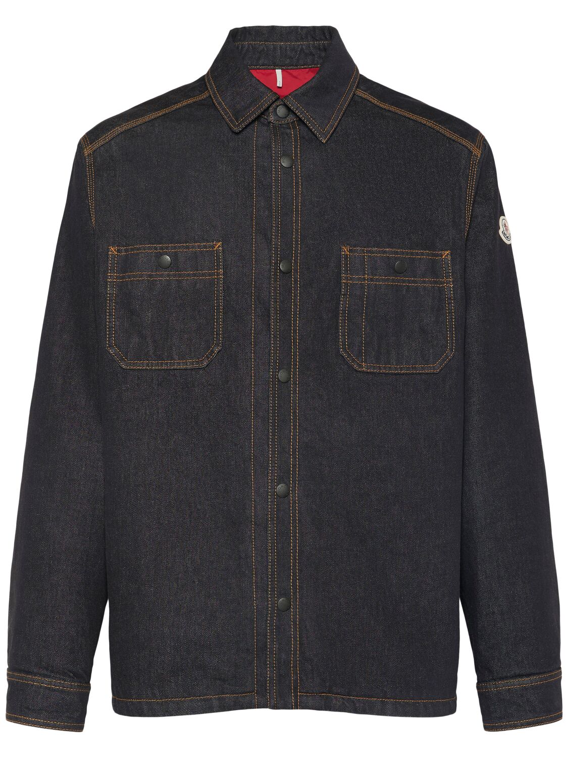 MONCLER COTTON DENIM SHIRT 