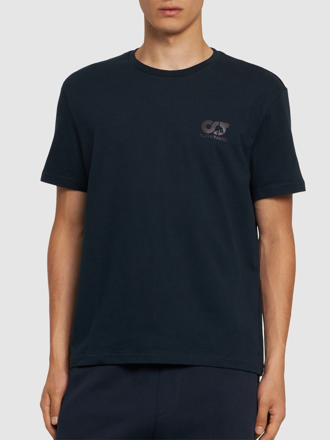 Shop Alphatauri Jotta T-shirt In Navy