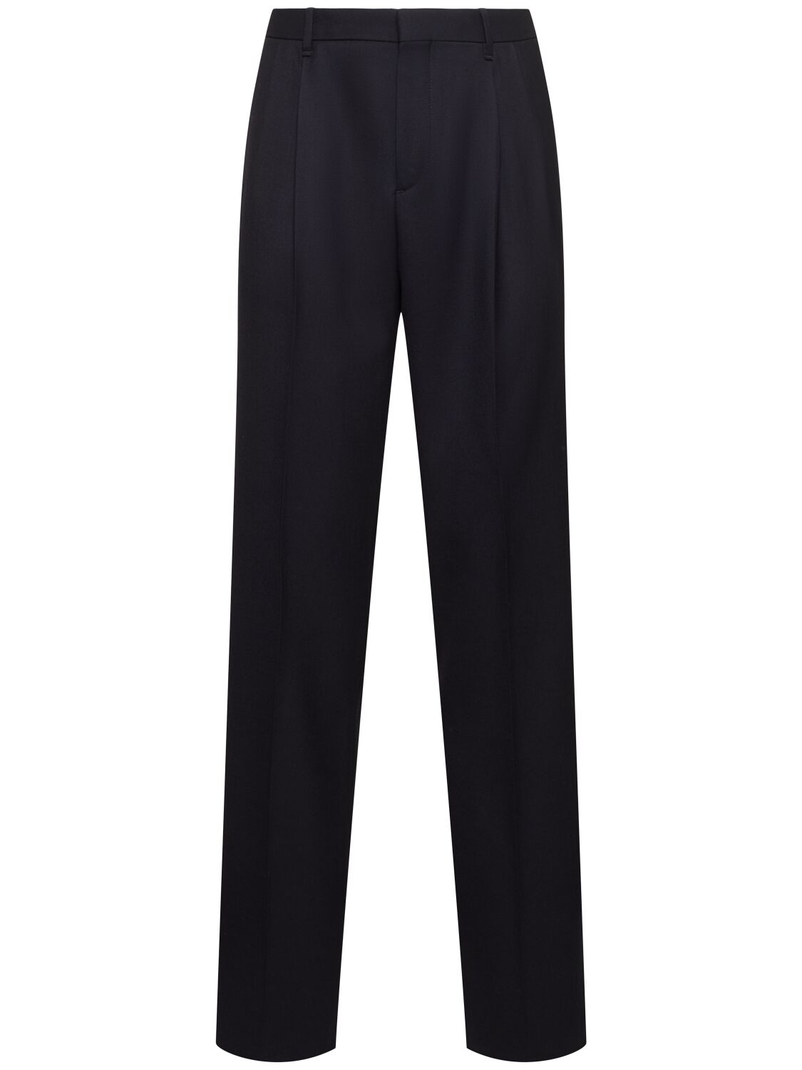 Lardini Feeling Stretch Wool Pants In Blue