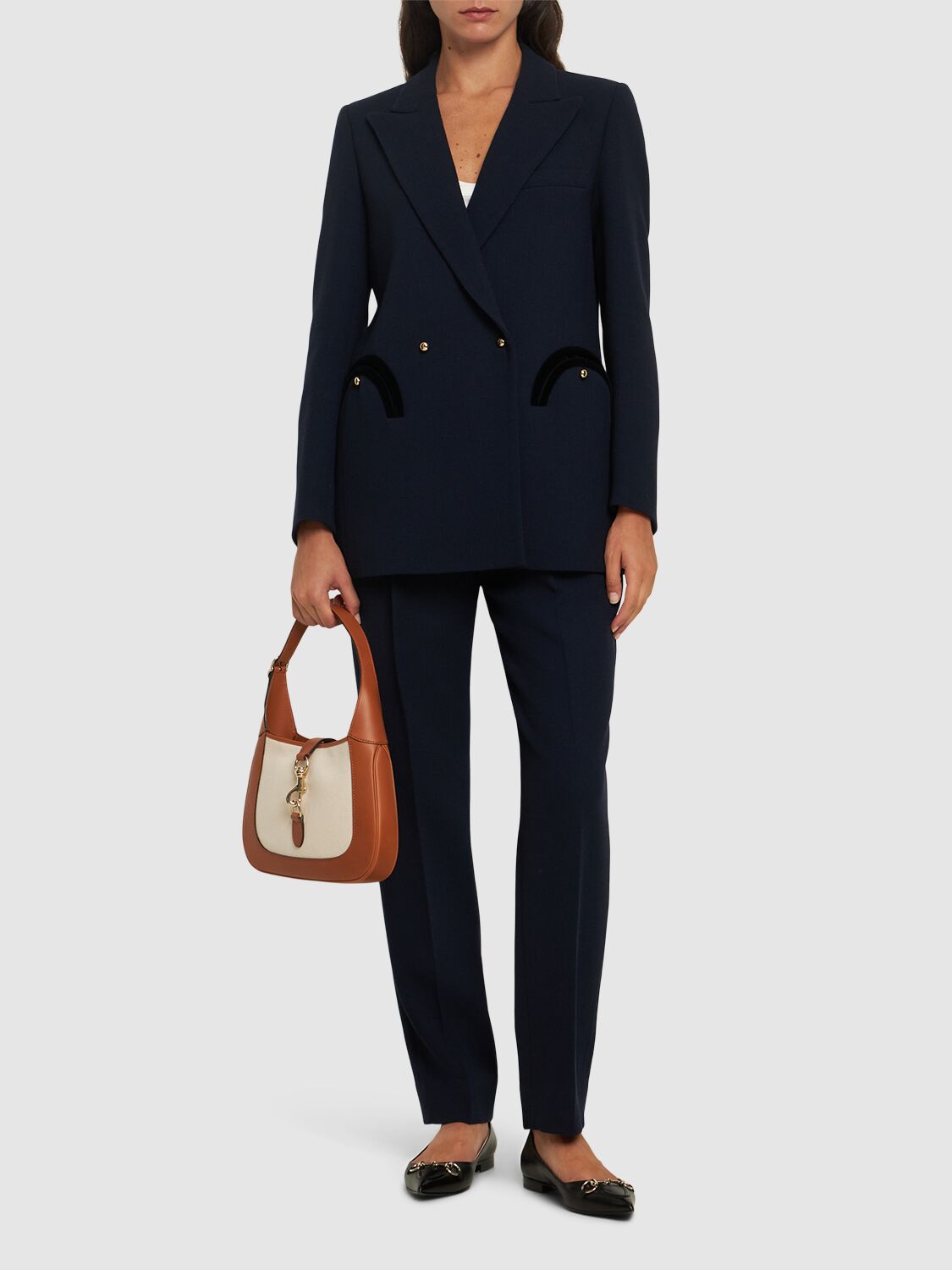 Shop Blazé Milano Resolute Everyday Wool Blazer In Blue