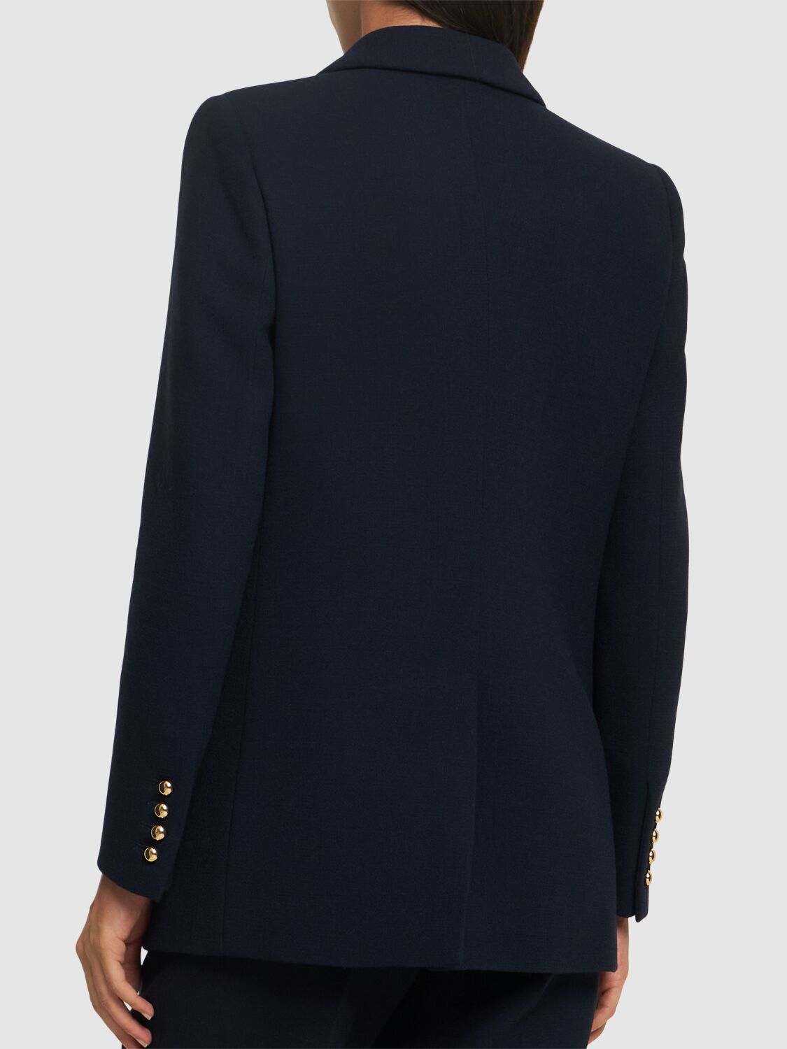 Shop Blazé Milano Resolute Everyday Wool Blazer In Blue