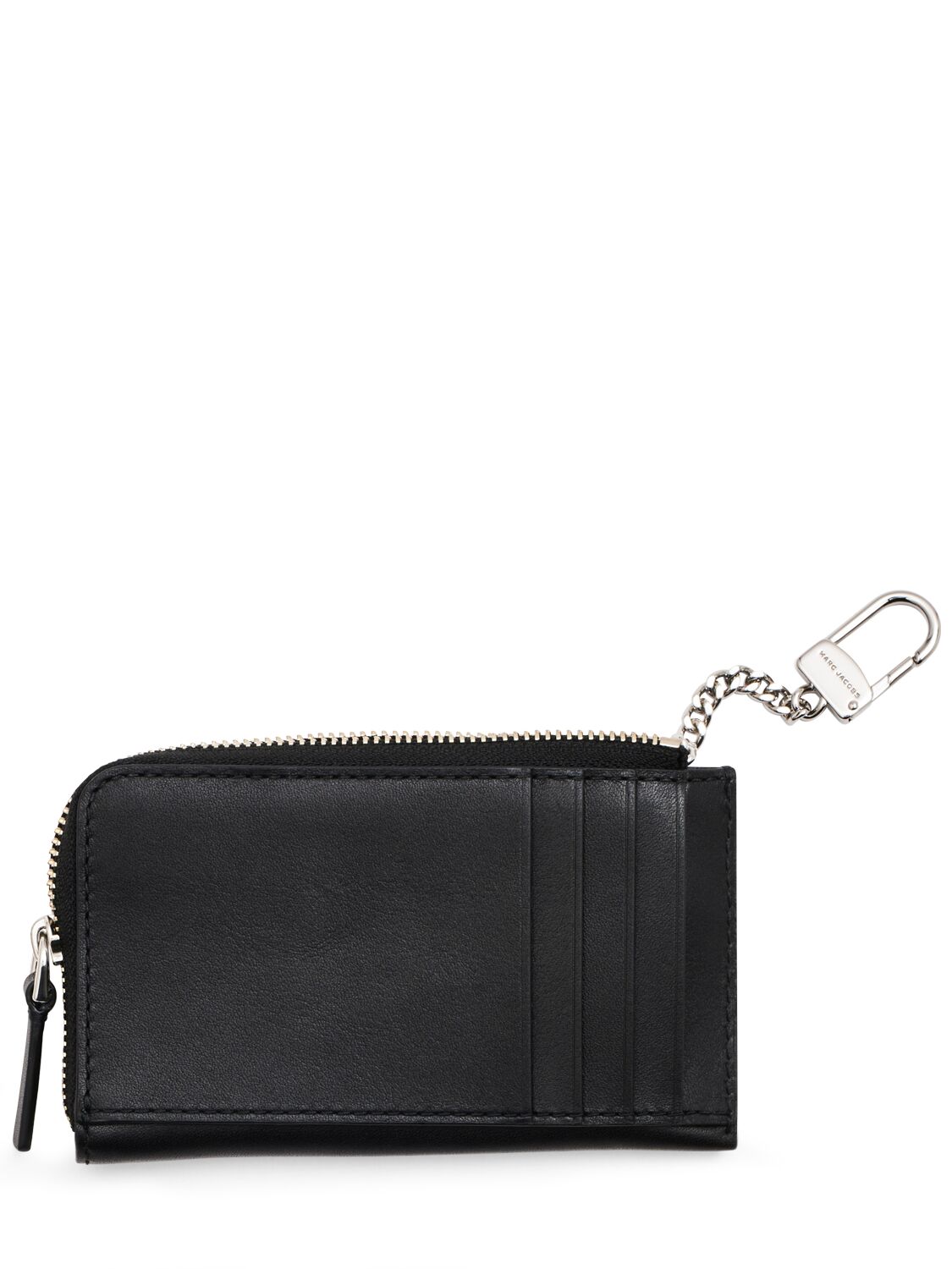 Shop Marc Jacobs The Top Zip Multi Leather Wallet In Black